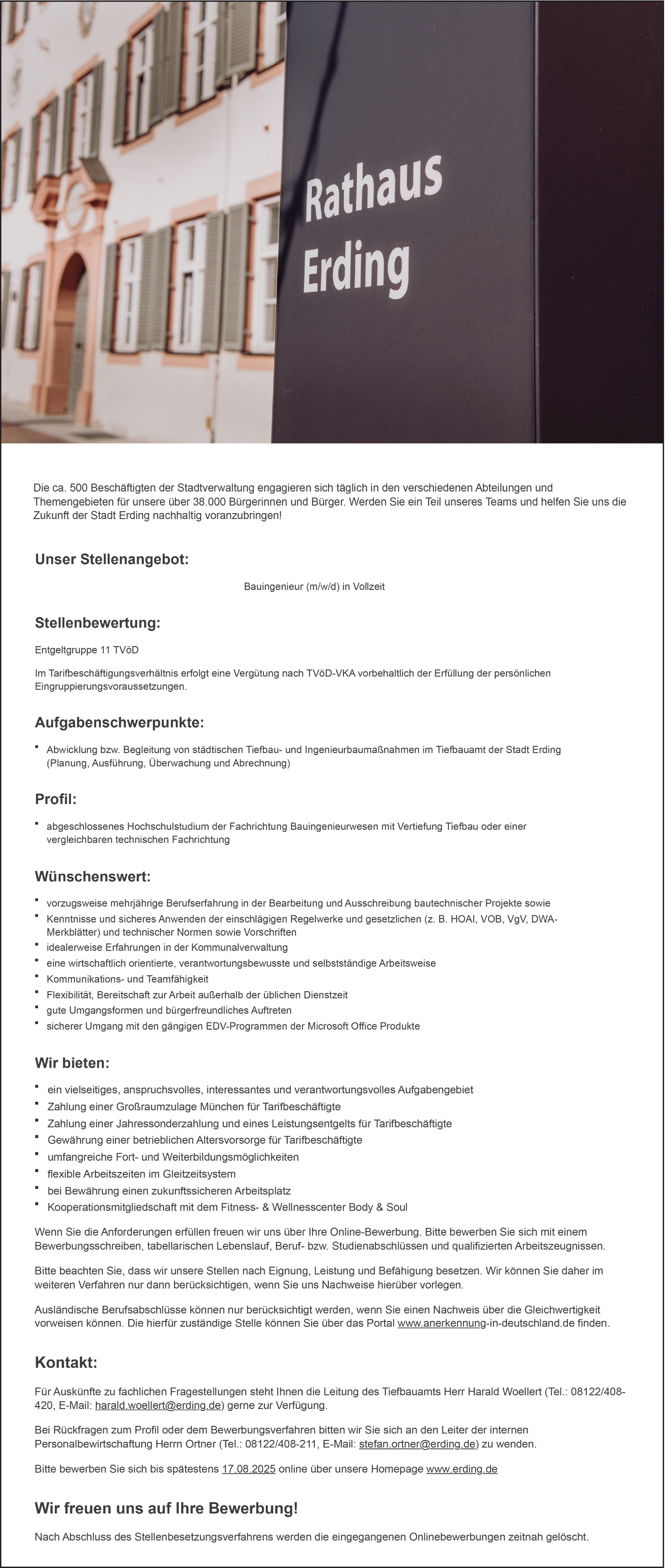 Bauingenieur m/w/d