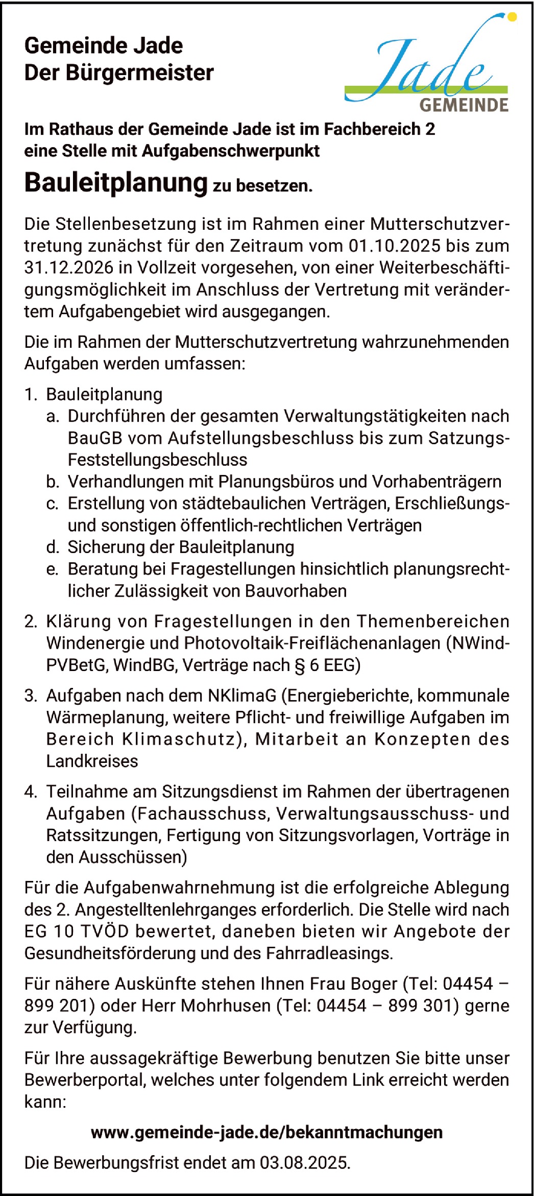 Bauleitplanung (m/w/d)