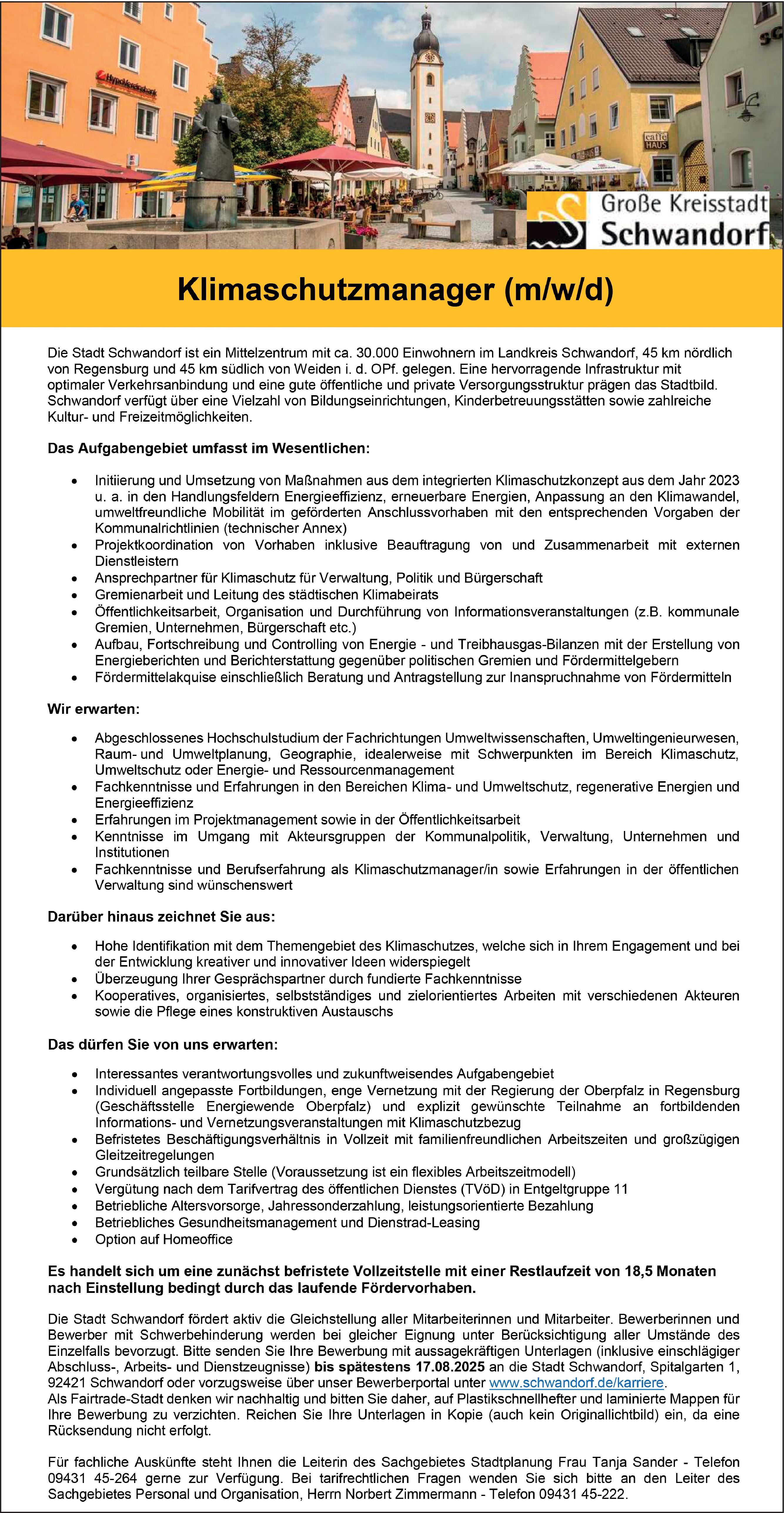 Klimaschutzmanager (m/w/d)