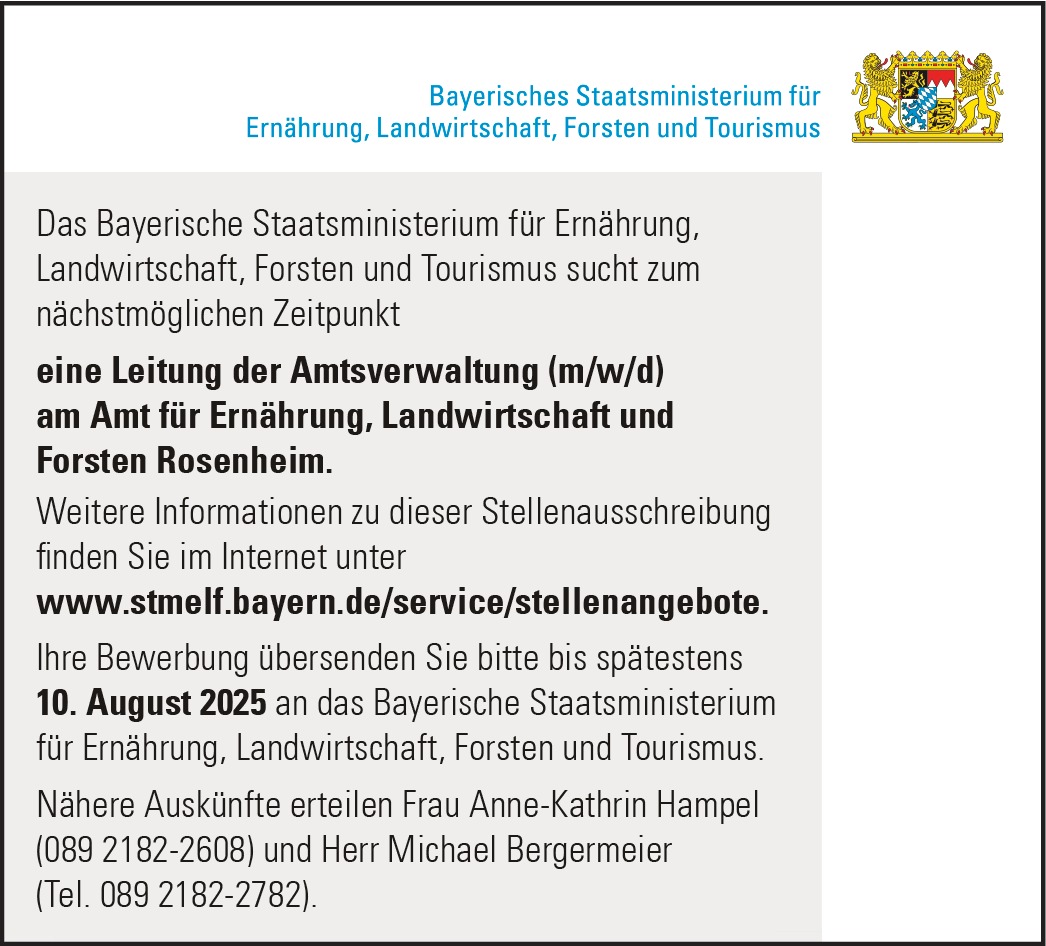 Leitung (m/w/d) Amtsverwaltung