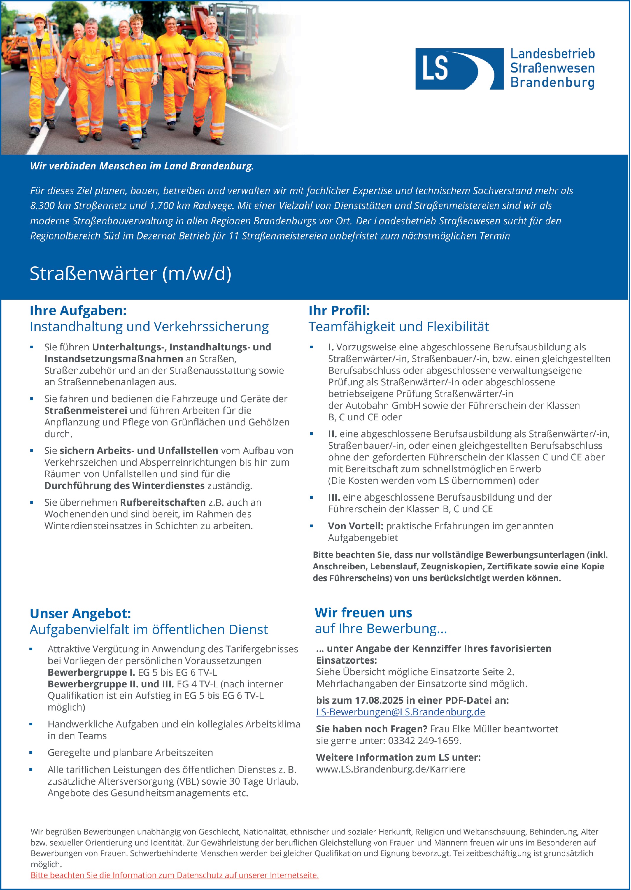  Straßenwärter (m/w/d)