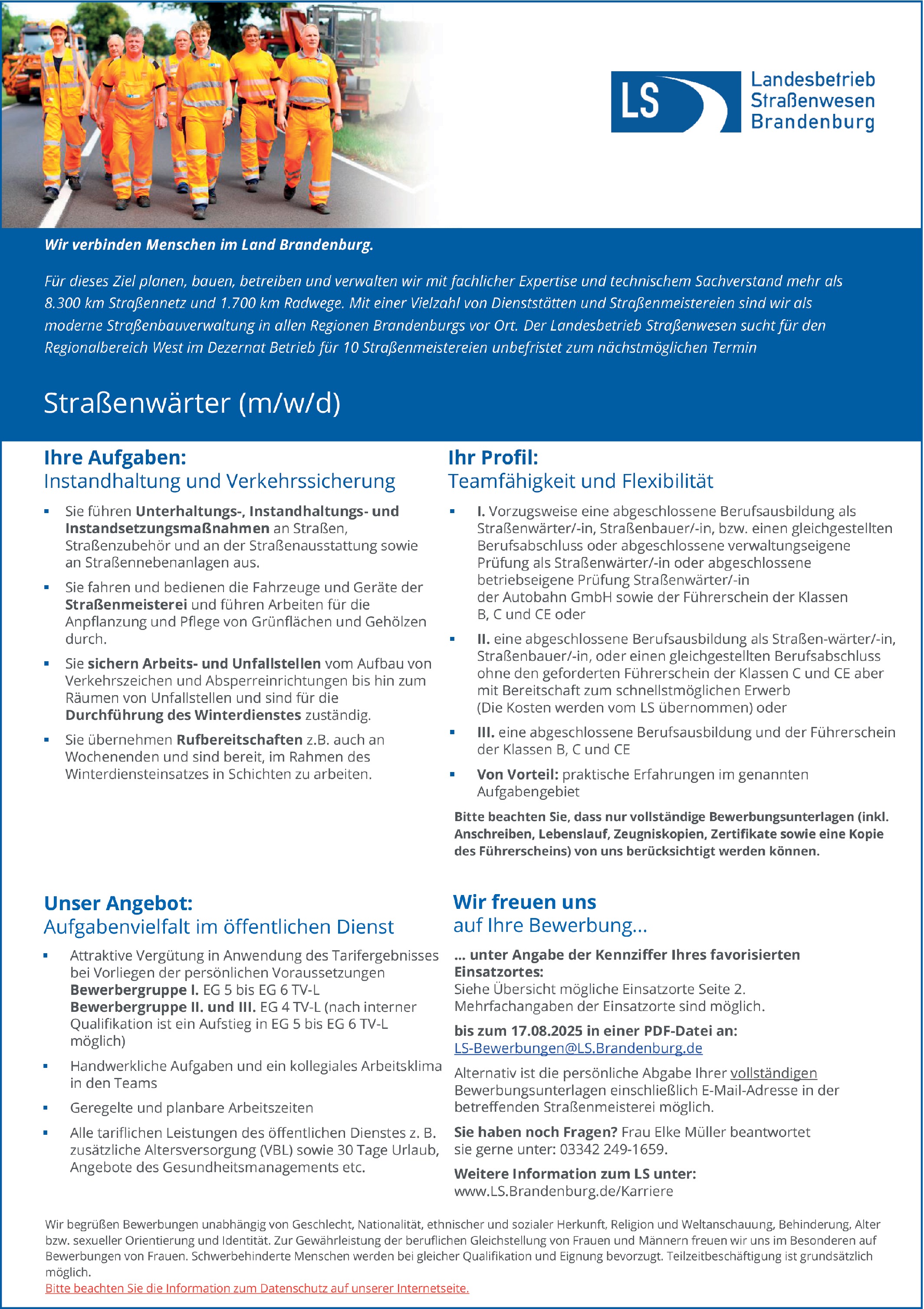  Straßenwärter (m/w/d)