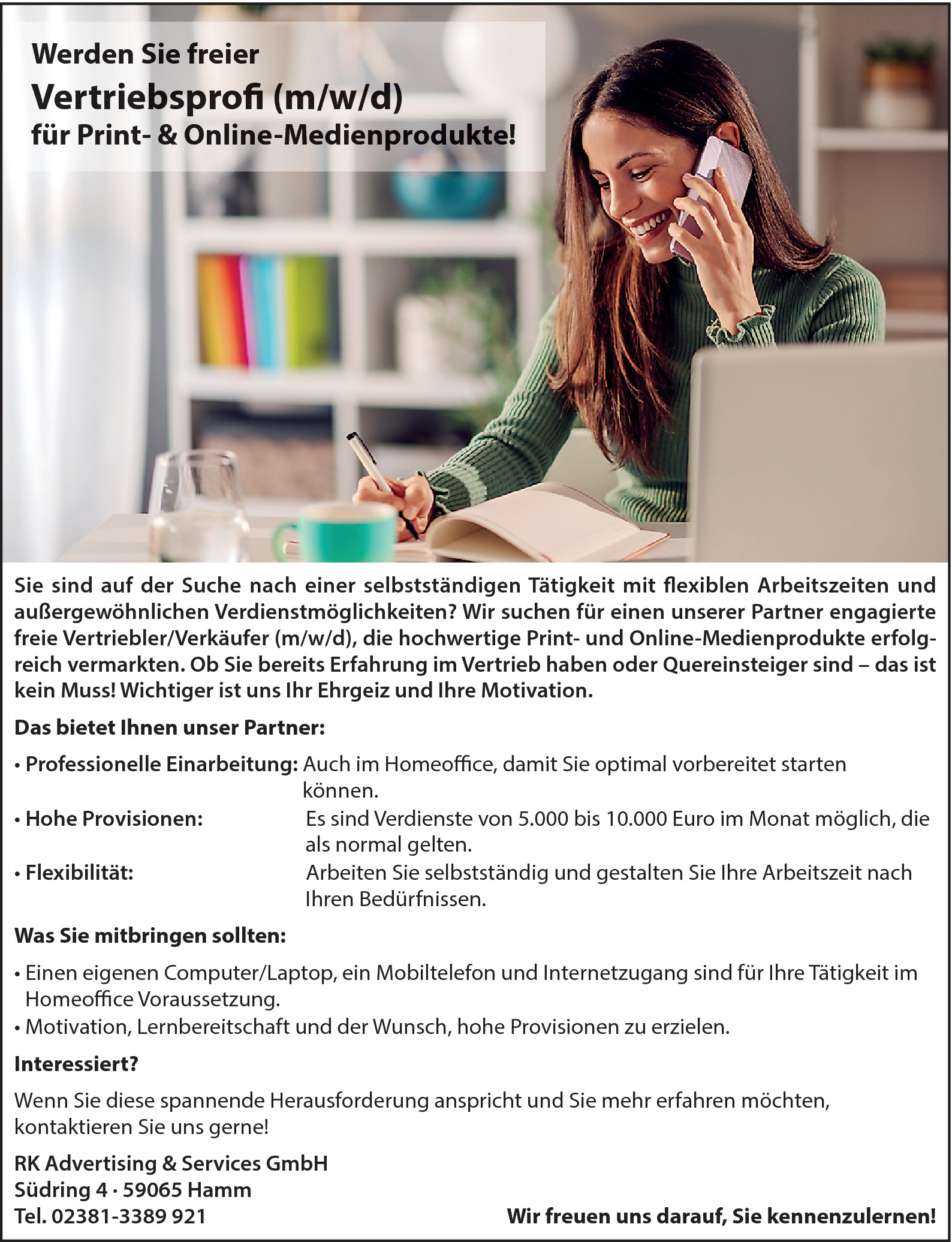 Vertriebsmitarbeiter (m/w/d)