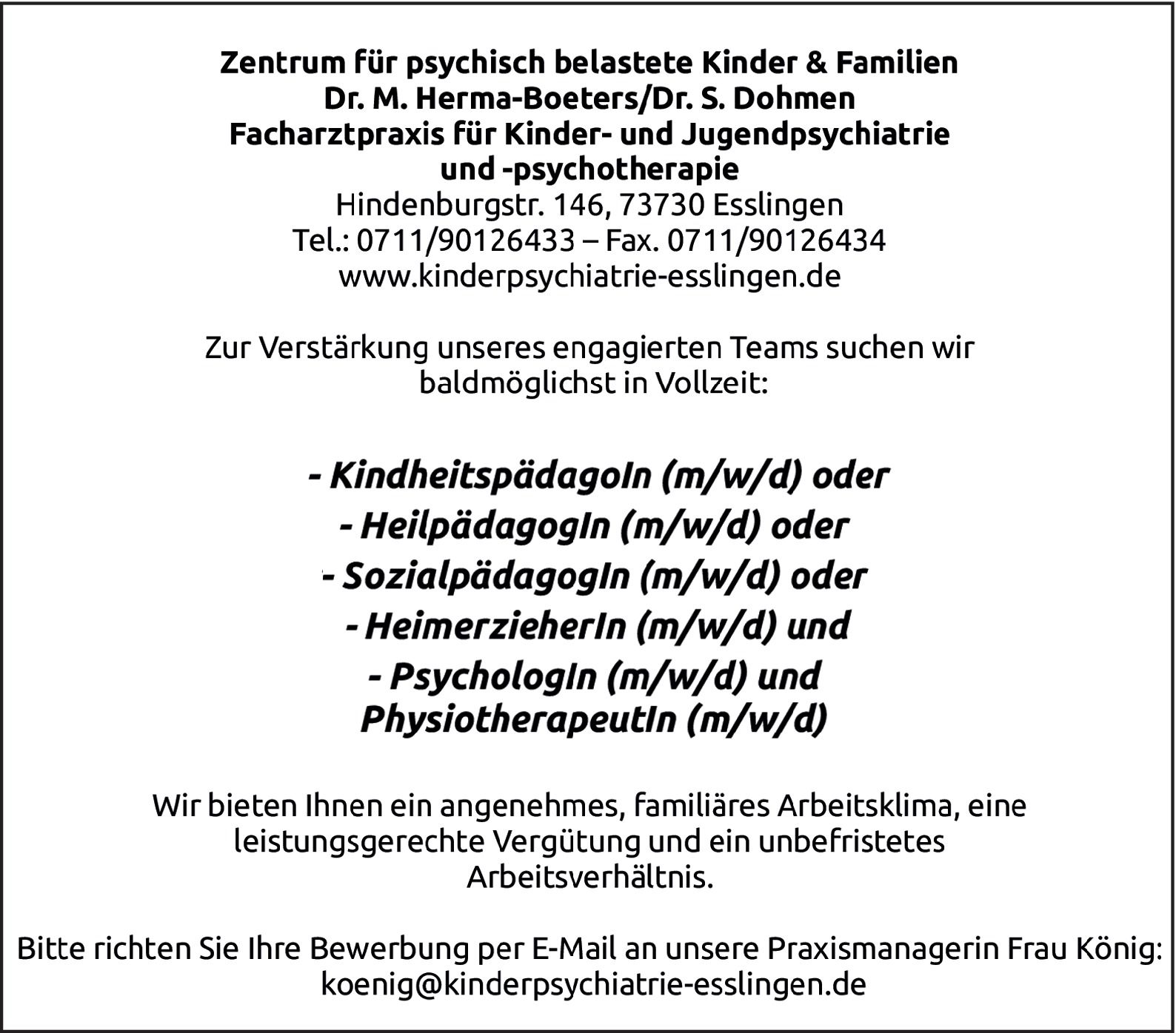 Heilpädagoge m/w/d