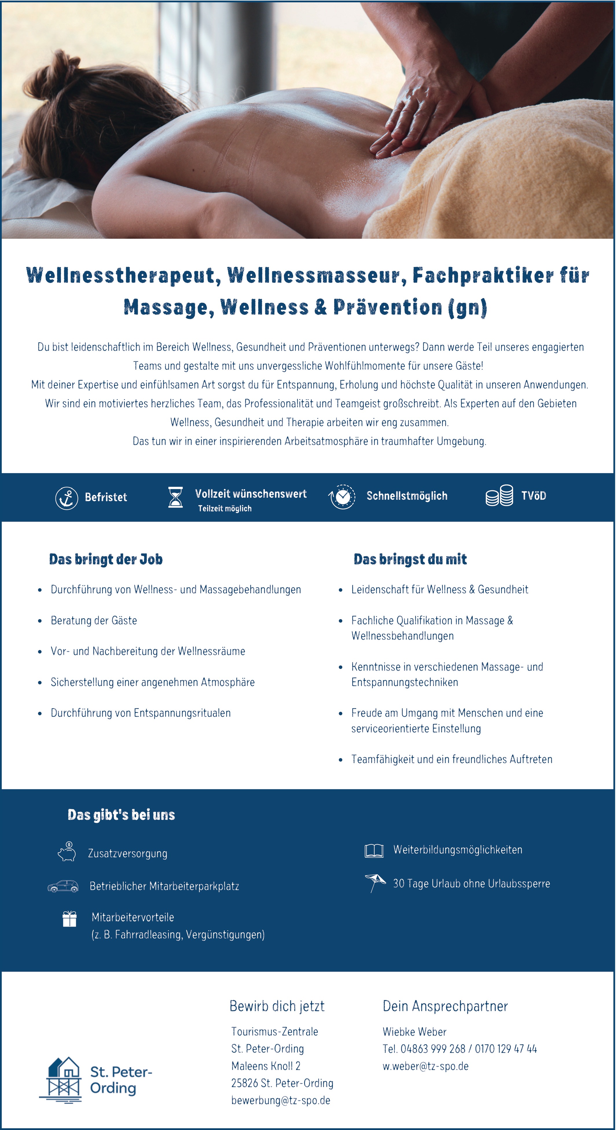 Fachpraktiker/in für Massage, Wellness und Prävention