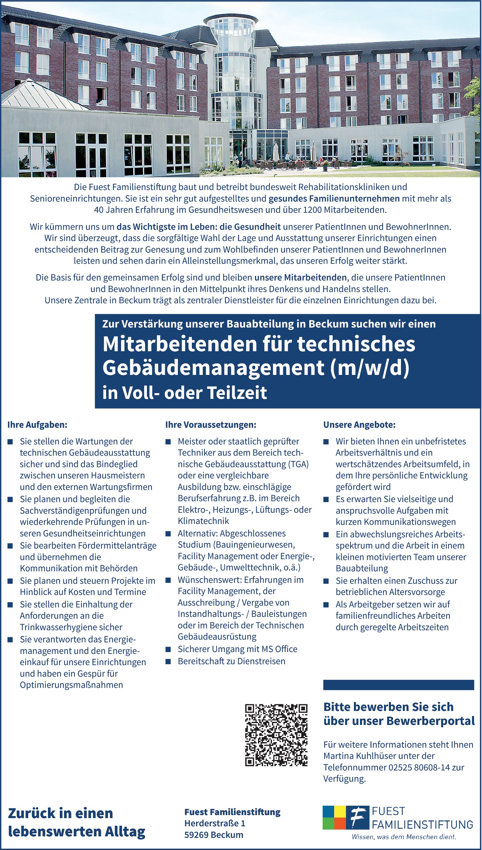 Techniker technische Gebäudeausrustung (m/w/d)