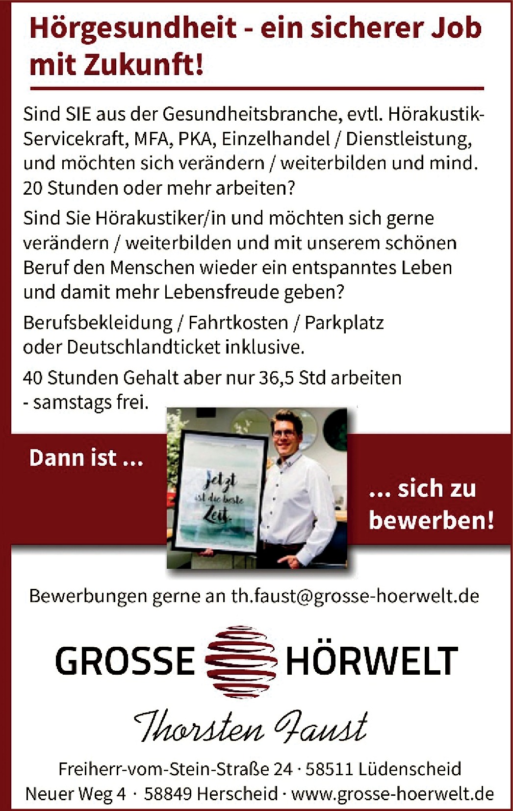 Hörakustiker m/w/d