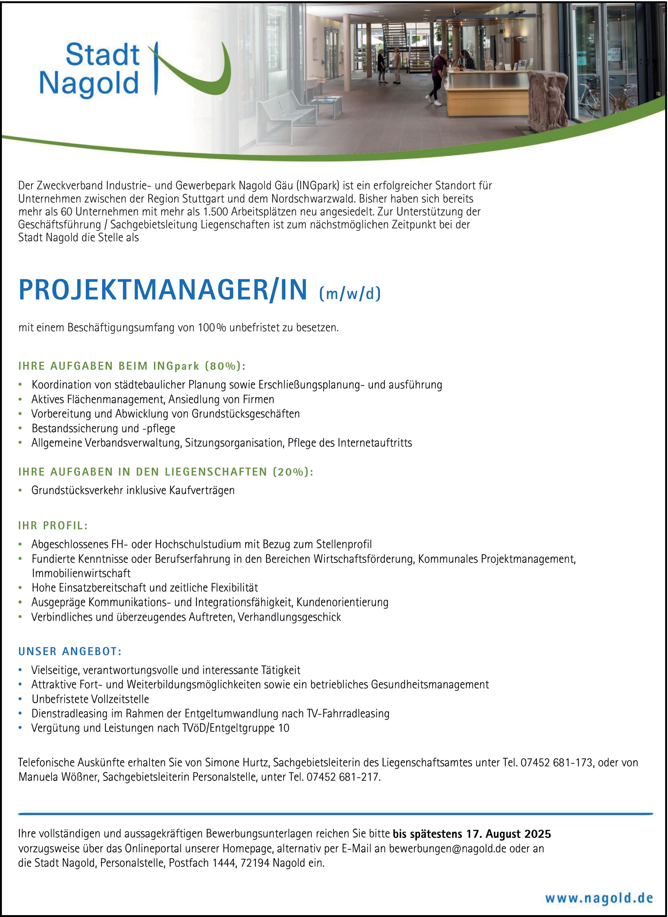 Projektmanager (m/w/d)