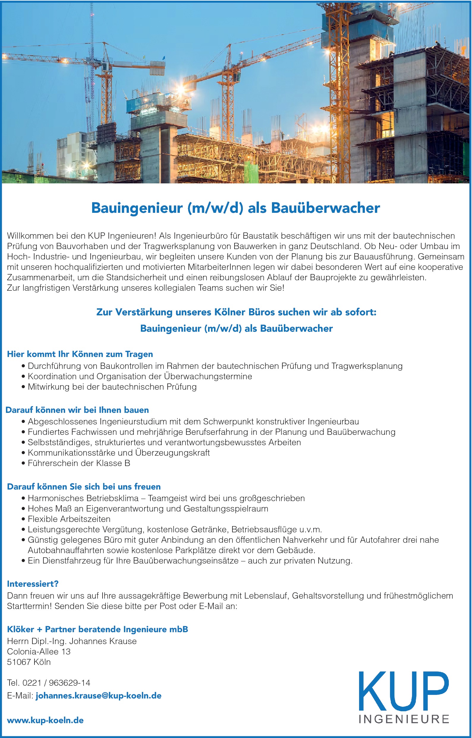 Bauingenieur m/w/d