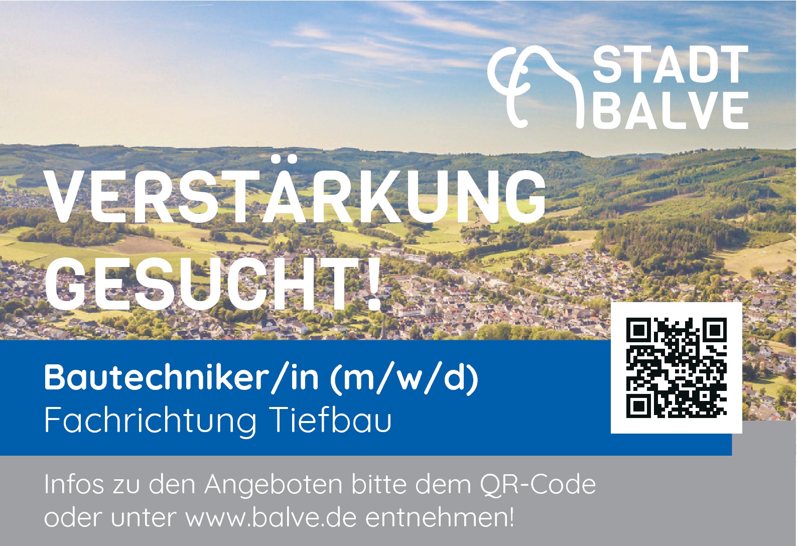 Bautechniker m/w/d Fachrichtung Tiefbau