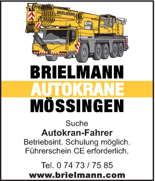 Autokranführer/in m/w/d