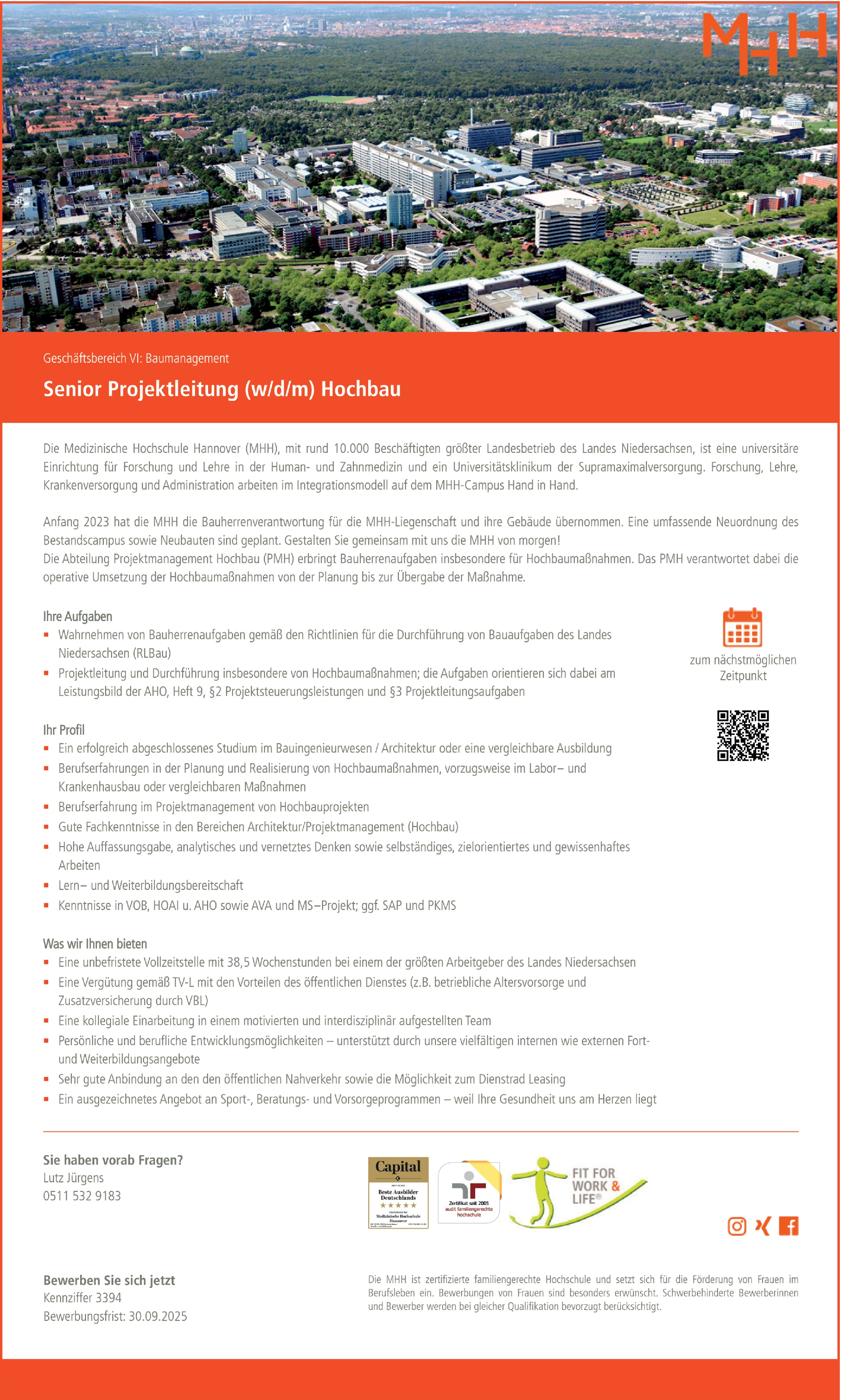 Bauingenieur Hochbau m/w/d