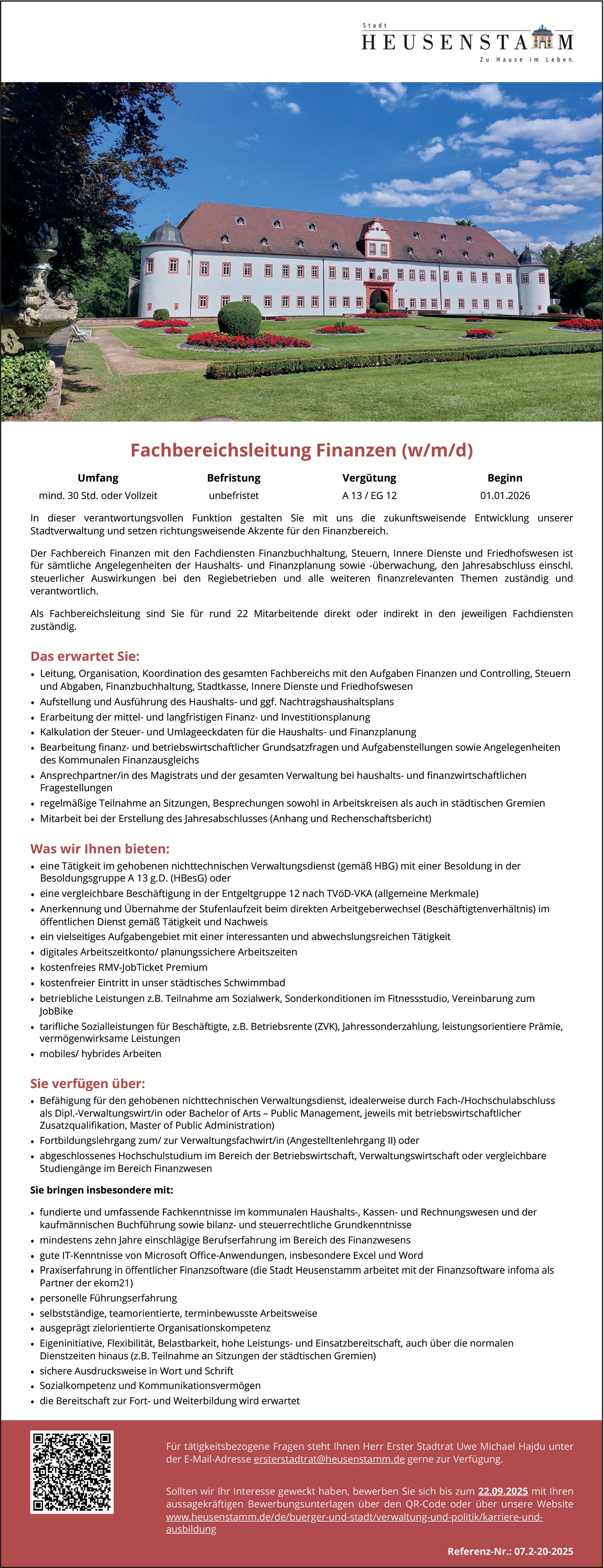 Verwaltungsfachwirt Finanzen m/w/d