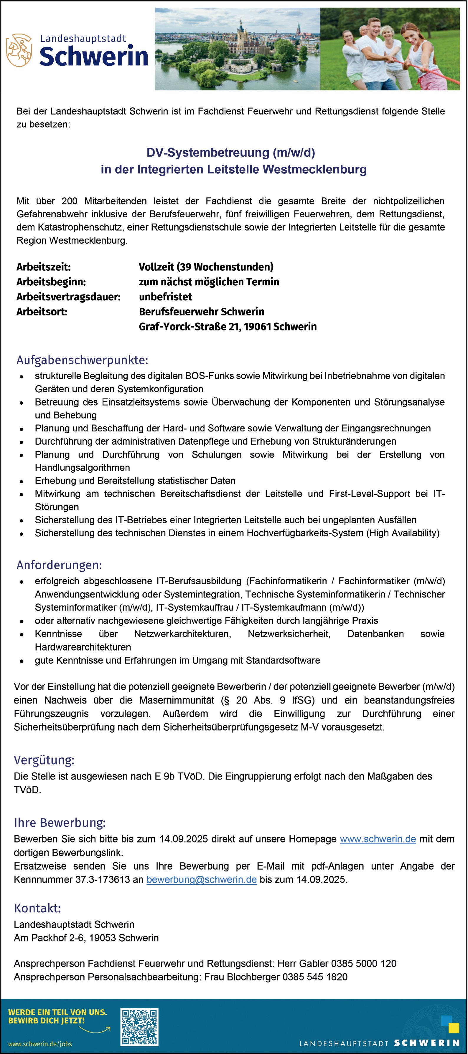 Fachinformatiker m/w/d öffentlicher Dienst