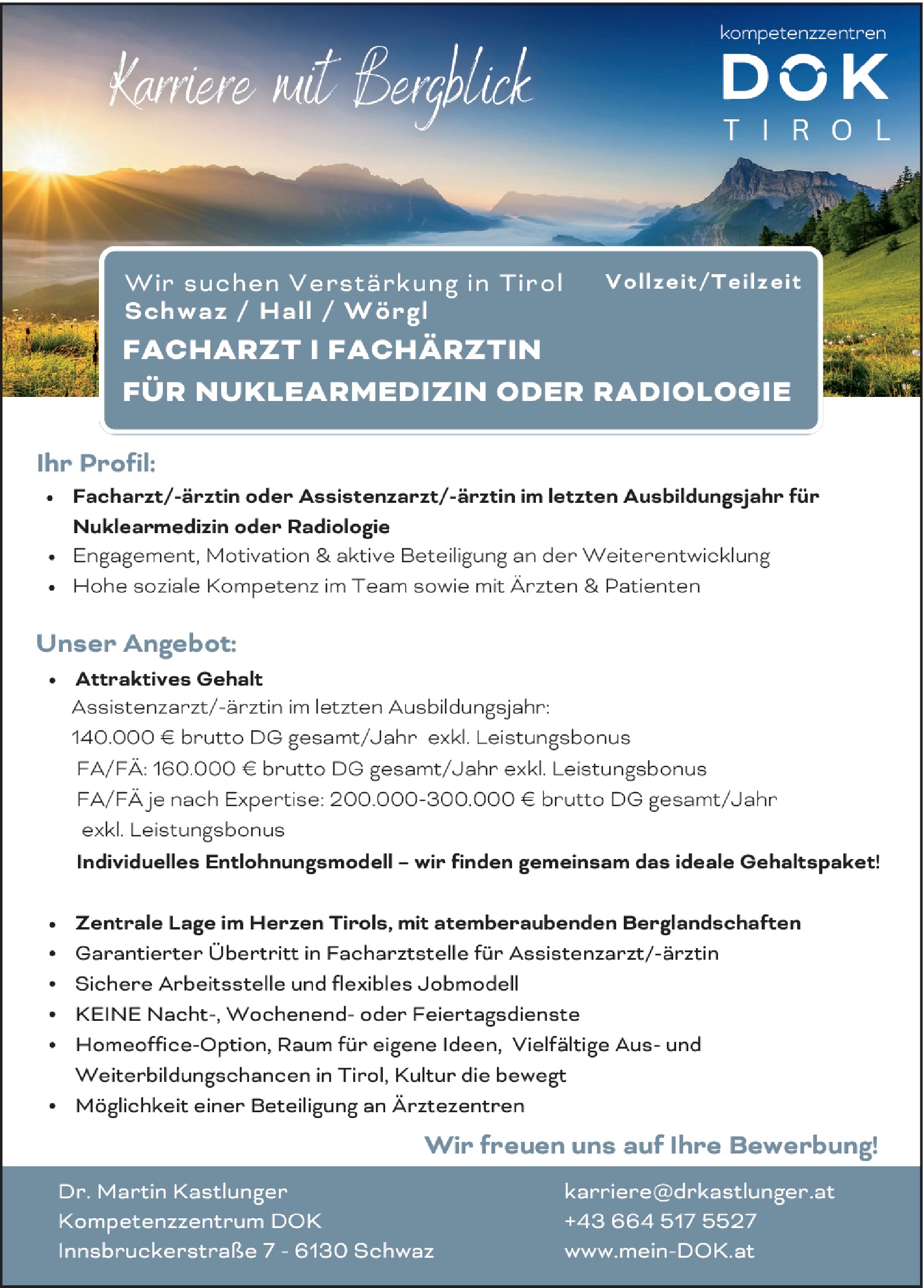 Facharzt m/w/d  Nuklearmedizin | Radiologie 