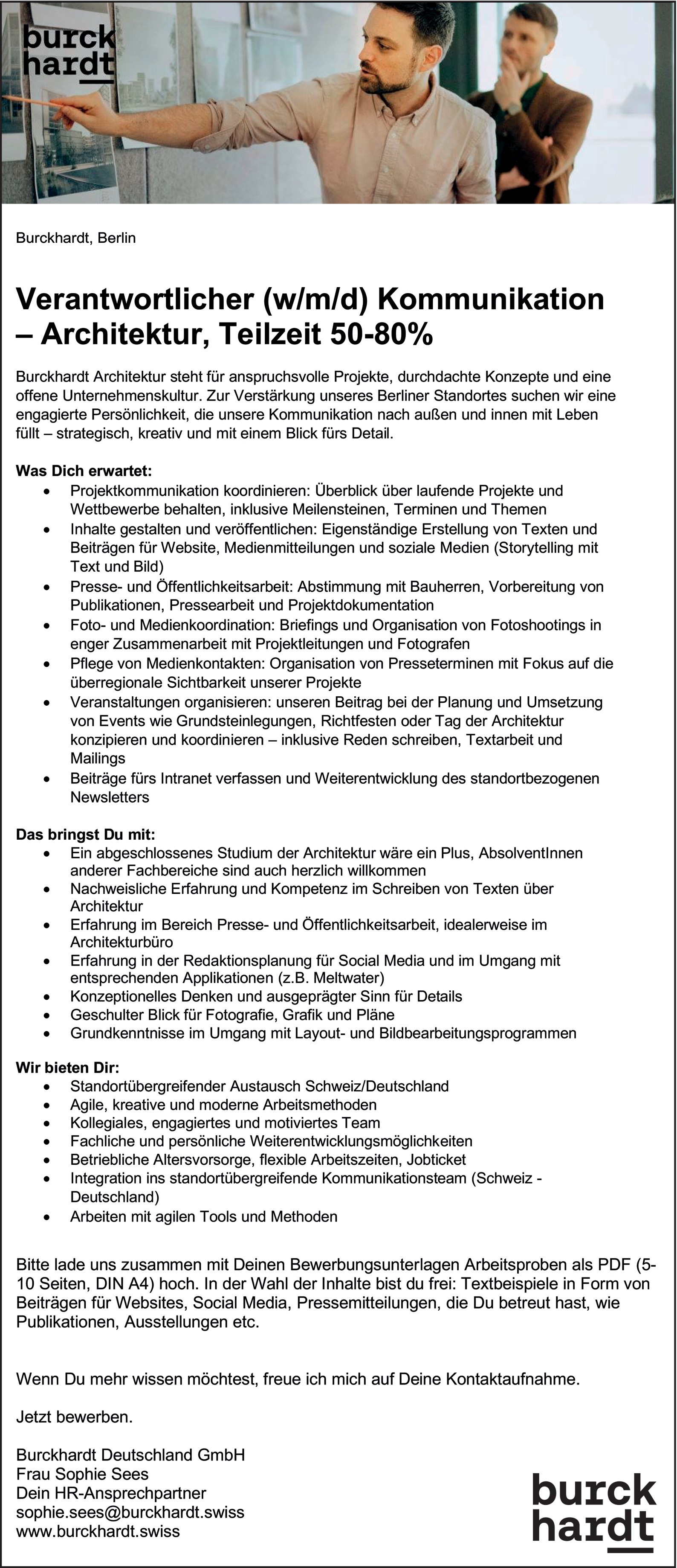 Architekt w/m/d