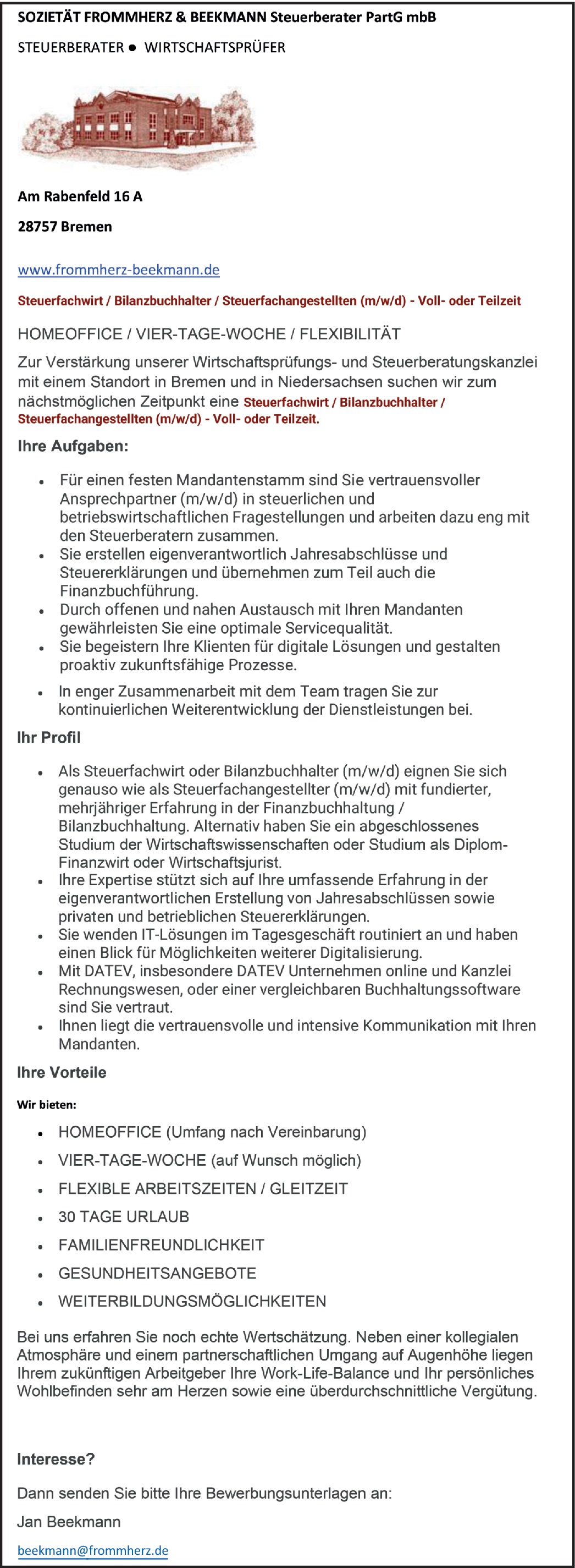 Steuerfachwirt m/w/d