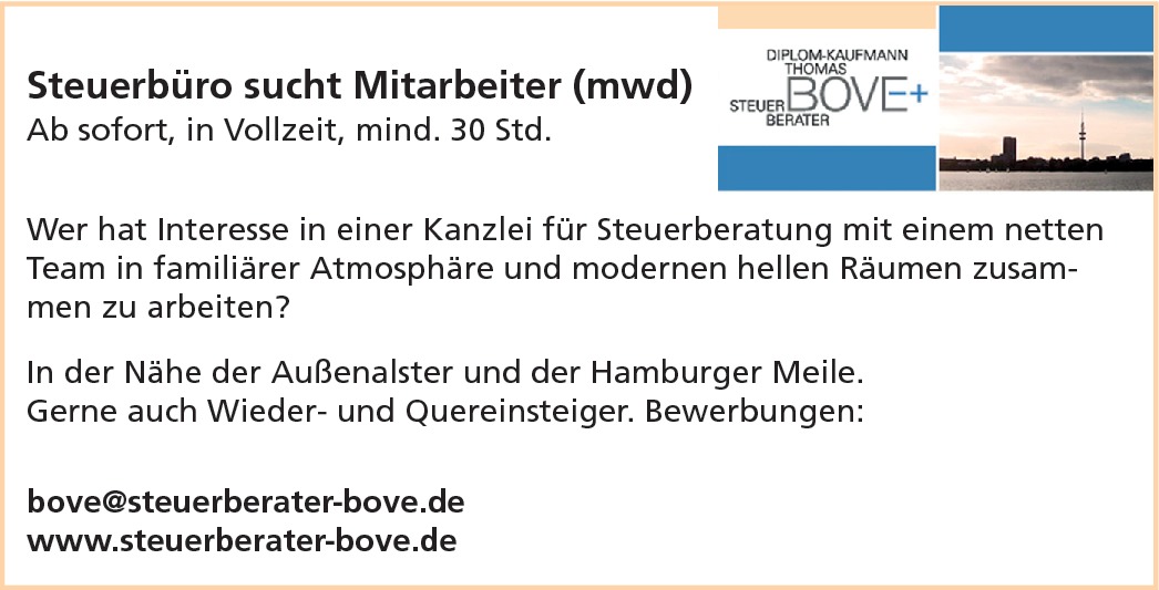 Steuerfachangestellte m/w/d