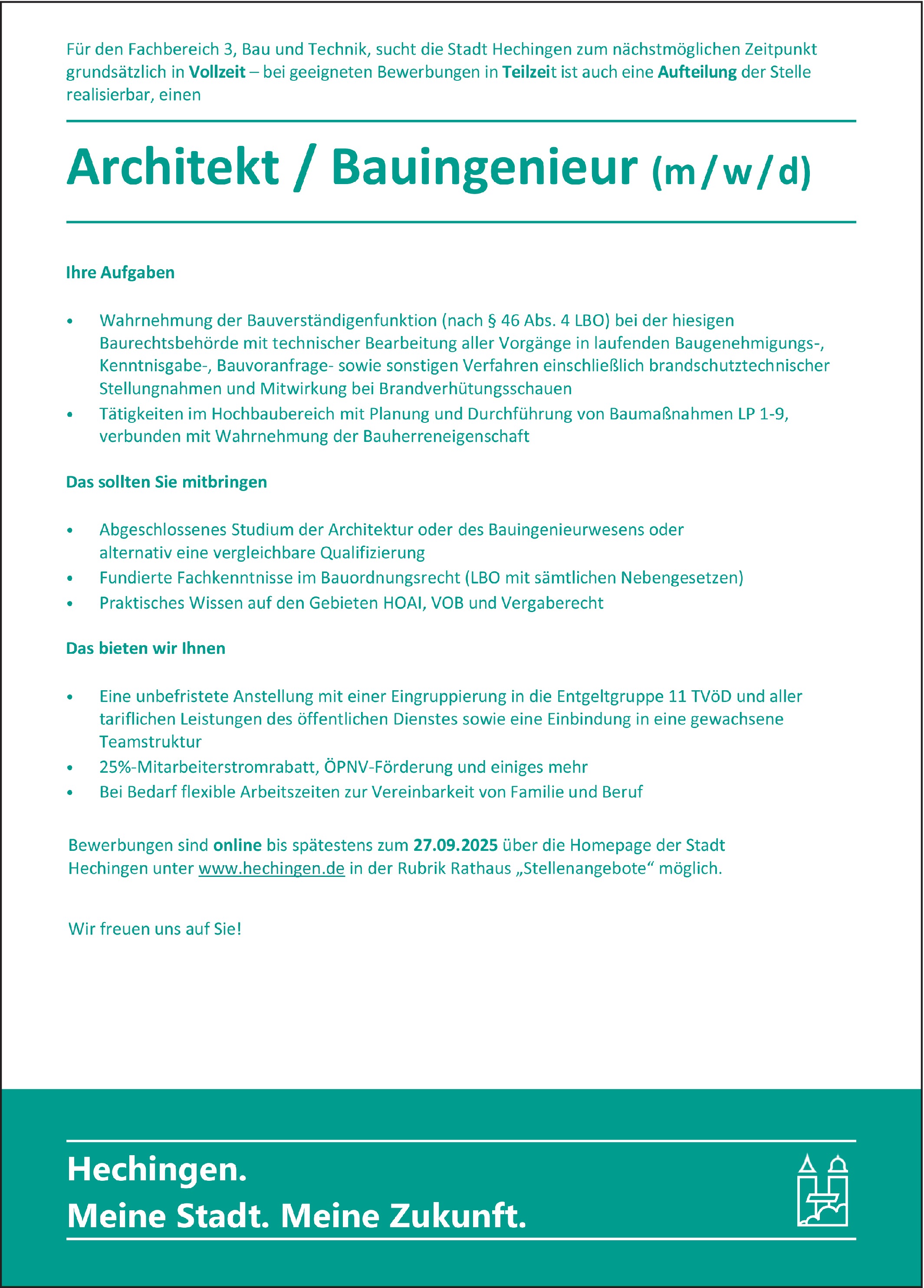 Architekt / Bauingenieur (m/w/d)