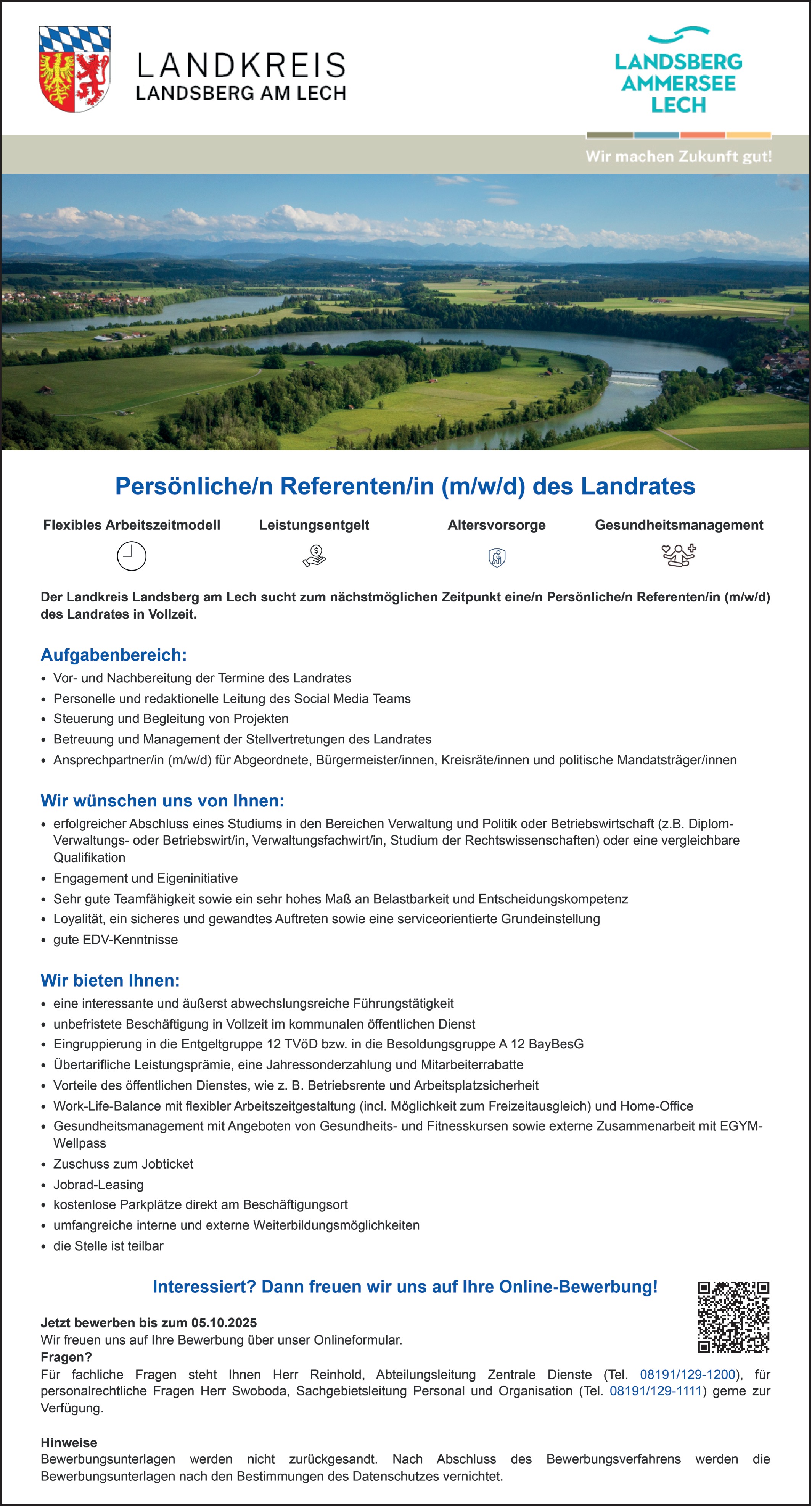 Persönliche/n Referenten/in (m/w/d) des Landrates
