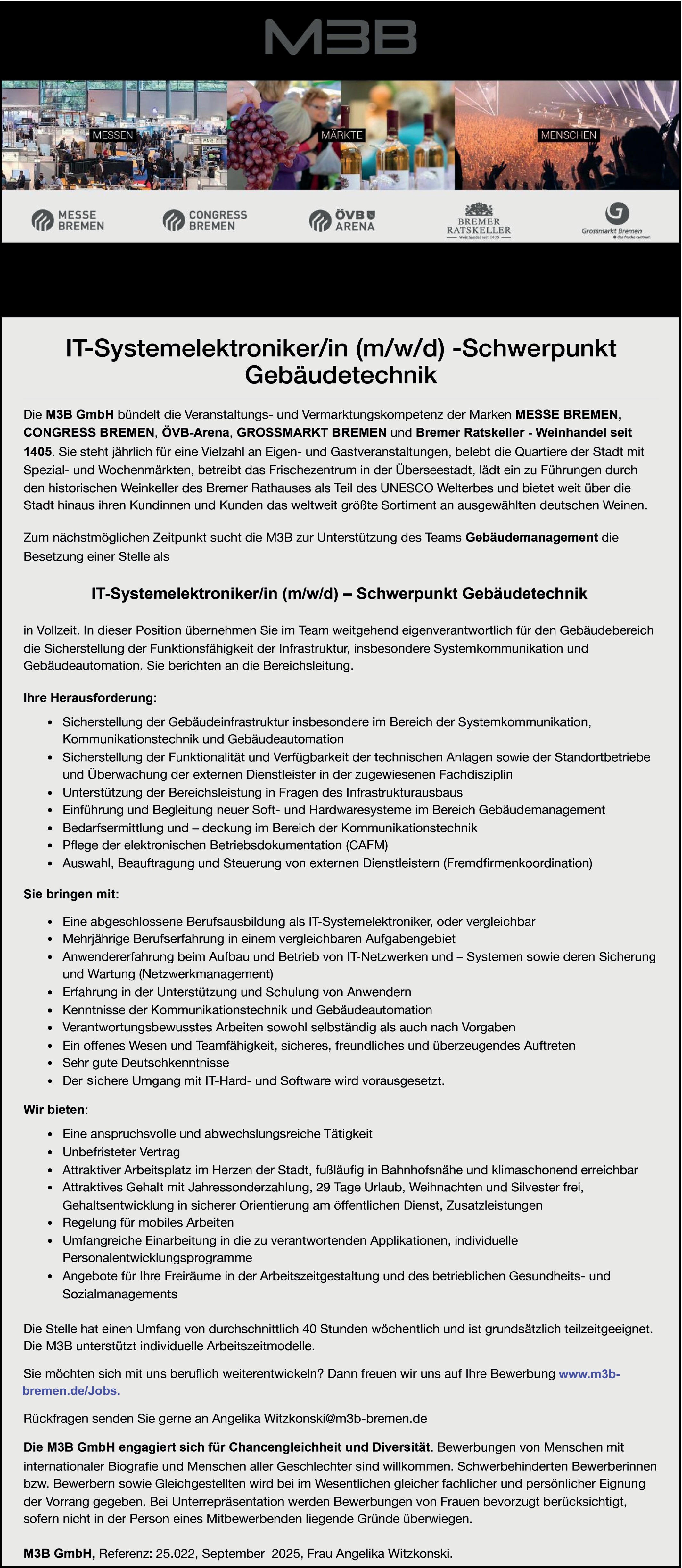 IT-Systemelektroniker - Schwerpunkt Gebäudetechnik m/w/d