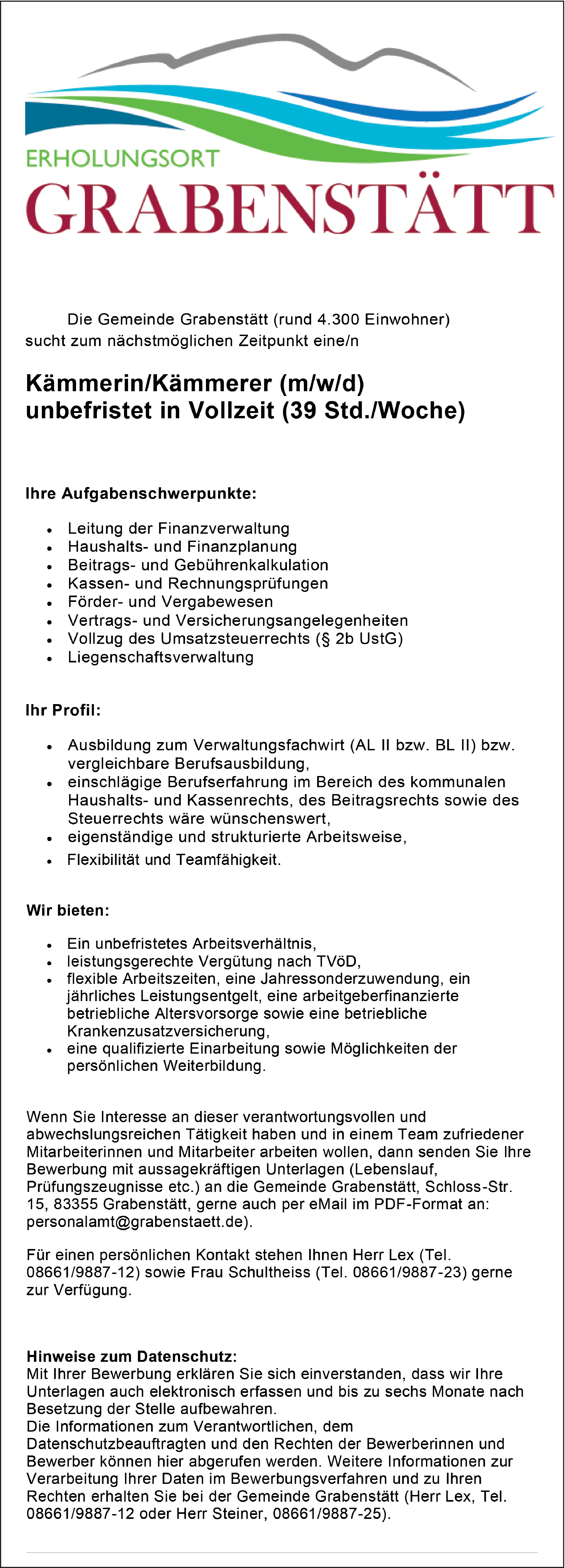 Verwaltungsfachwirt Finanzen m/w/d