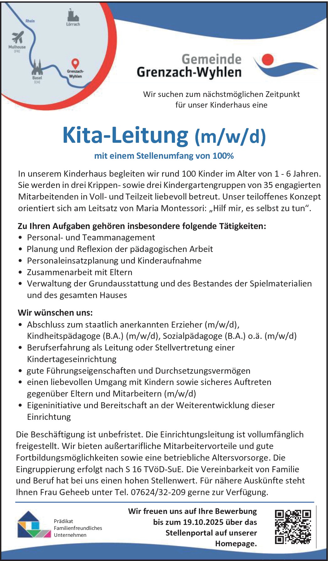 Kita-Leitung (m/w/d)