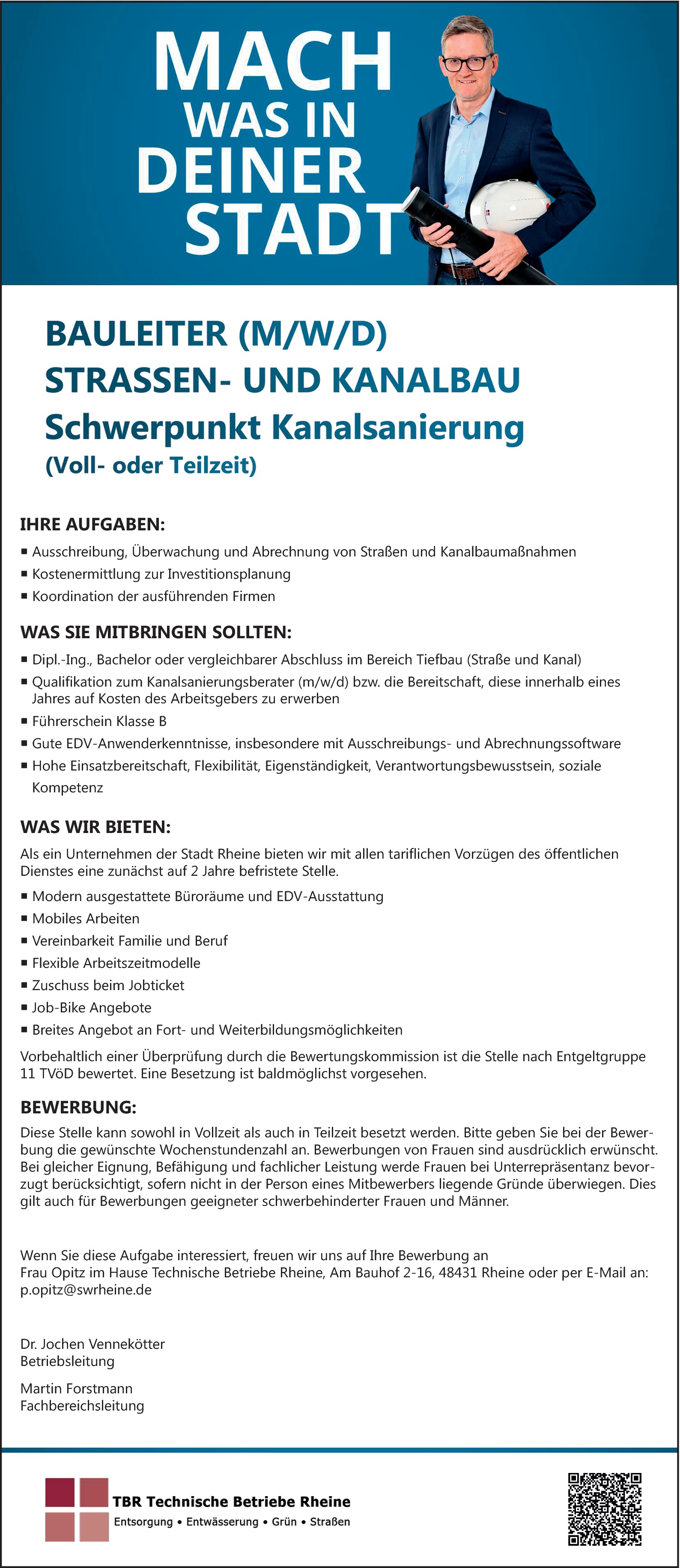 Tiefbauingenieur (m/w/d)