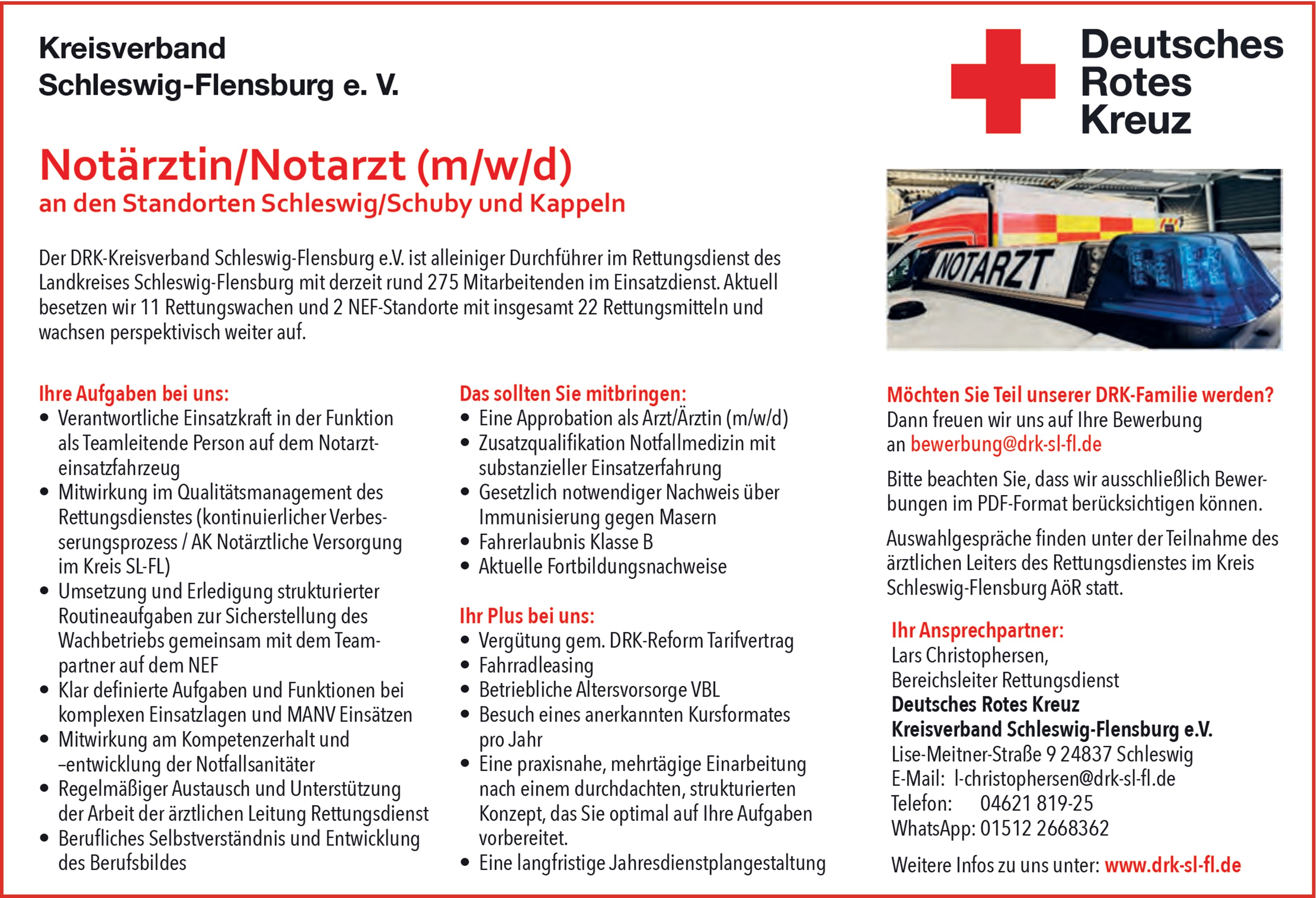 Arzt / Ärztin Notfallmedizin