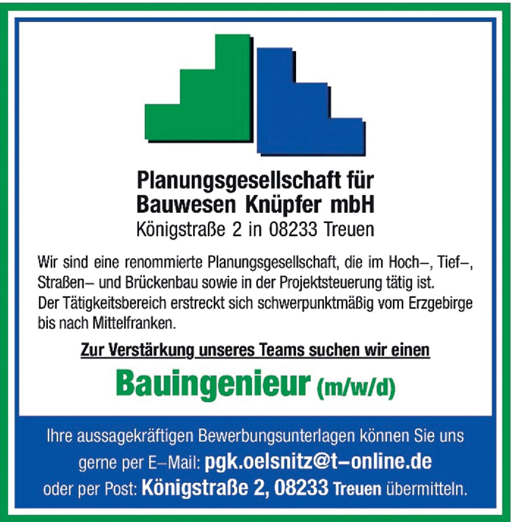 Bauingenieur m/w/d