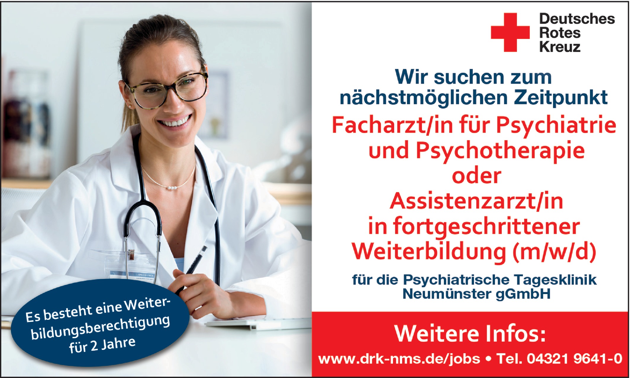 Facharzt für Psychiatrie und Psychotherapie m/w/d