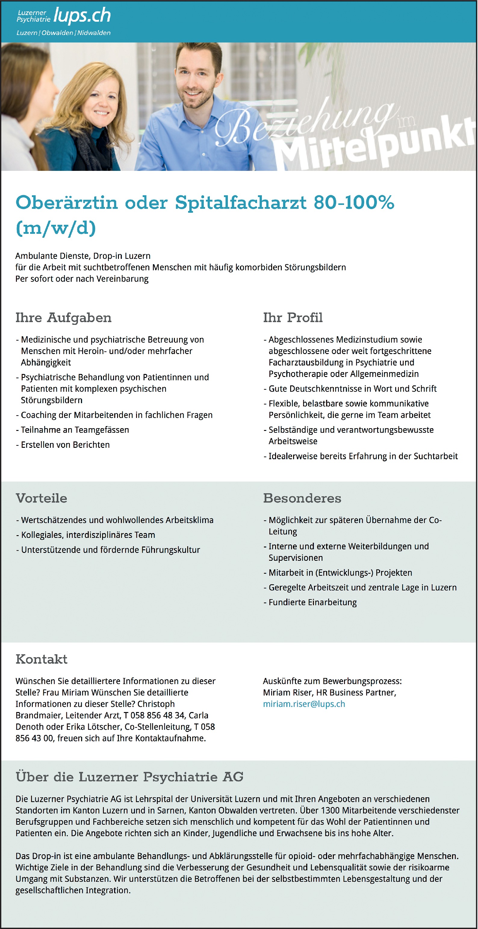 Facharzt Allgemeinmedizin m/w/d 