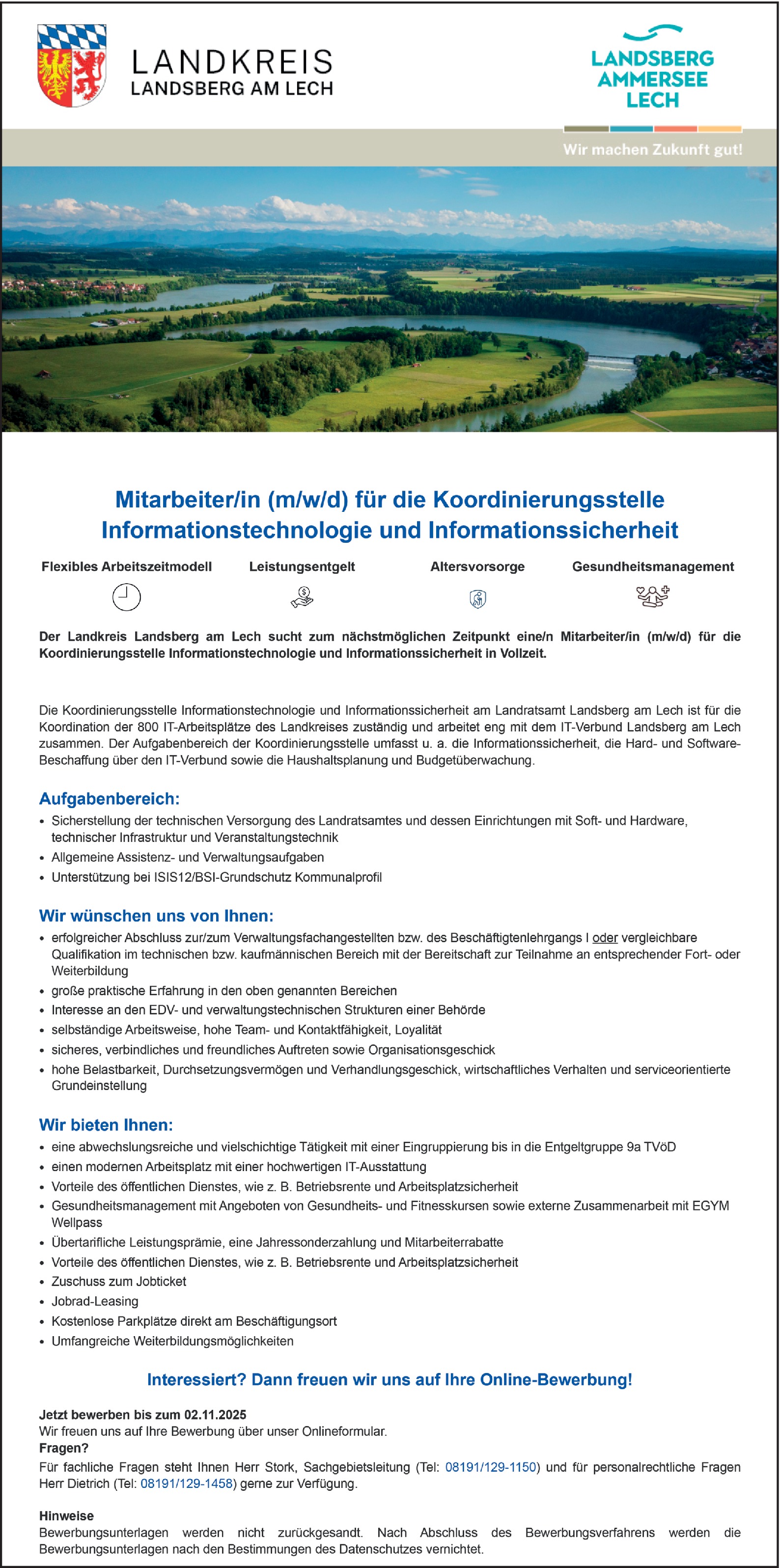 Mitarbeiter (m/w/d) Koordinierungsstelle Informationstechnologie und Informationssicherheit