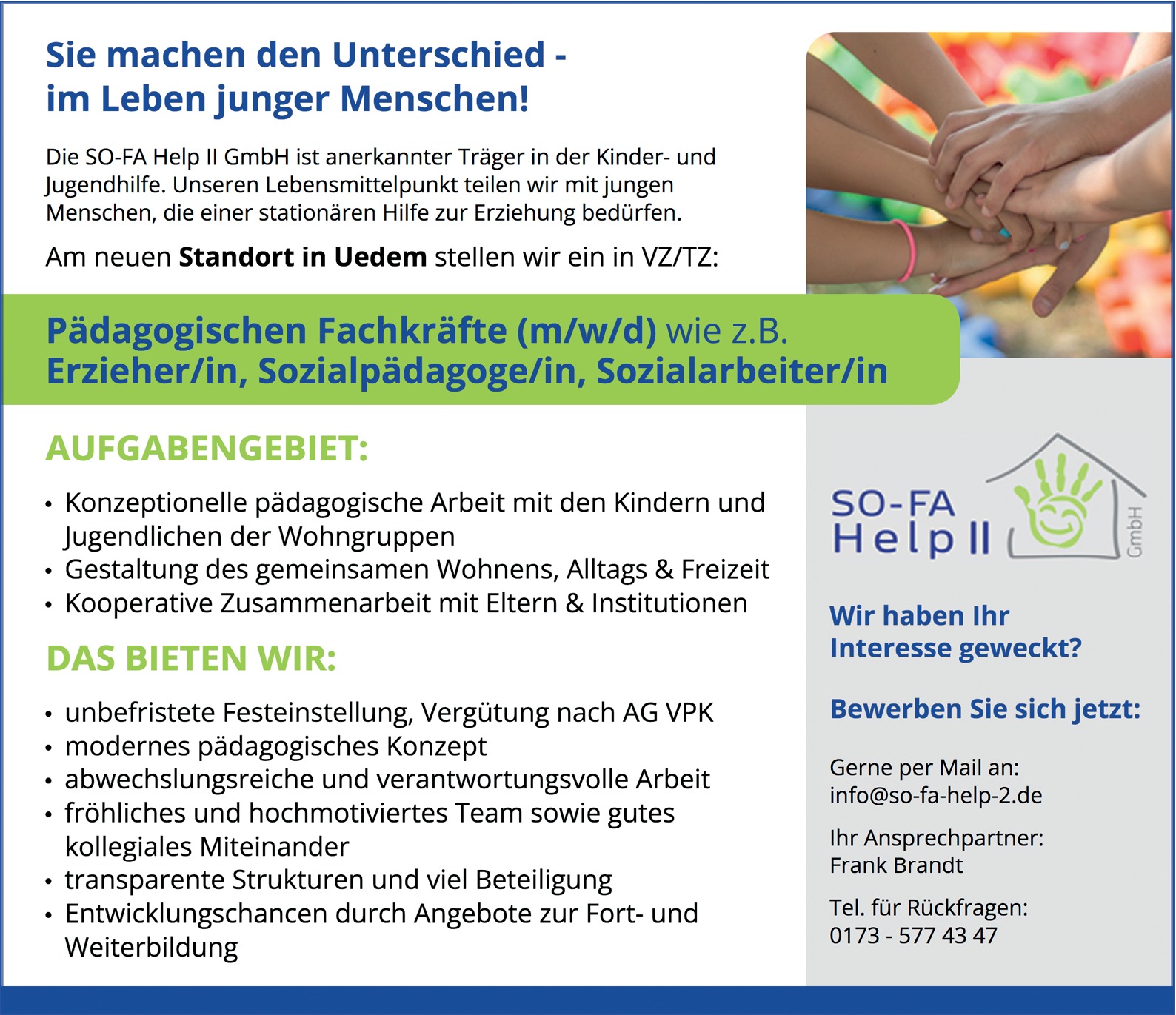 Pädagogische Fachkräfte m/w/d