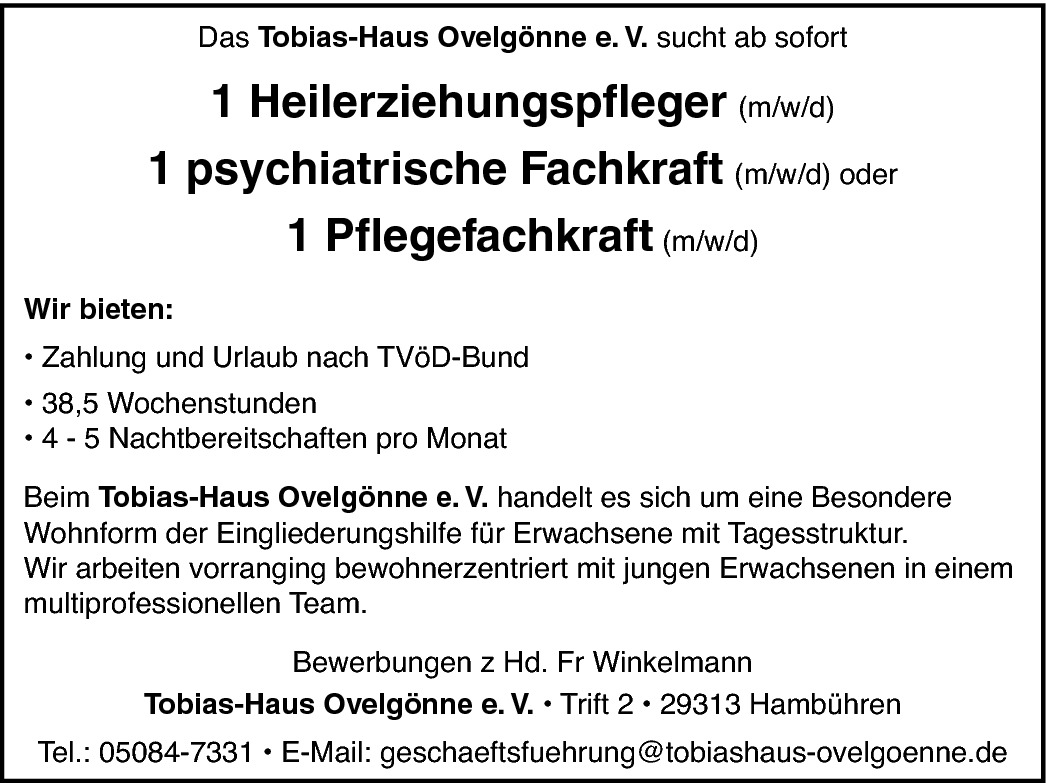 Heilerziehungspfleger m/w/d