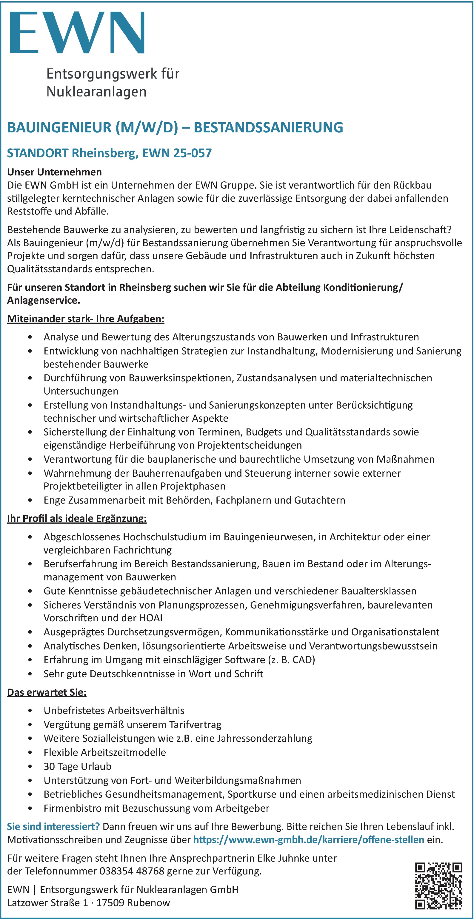 Bauingenieur (m/w/d)