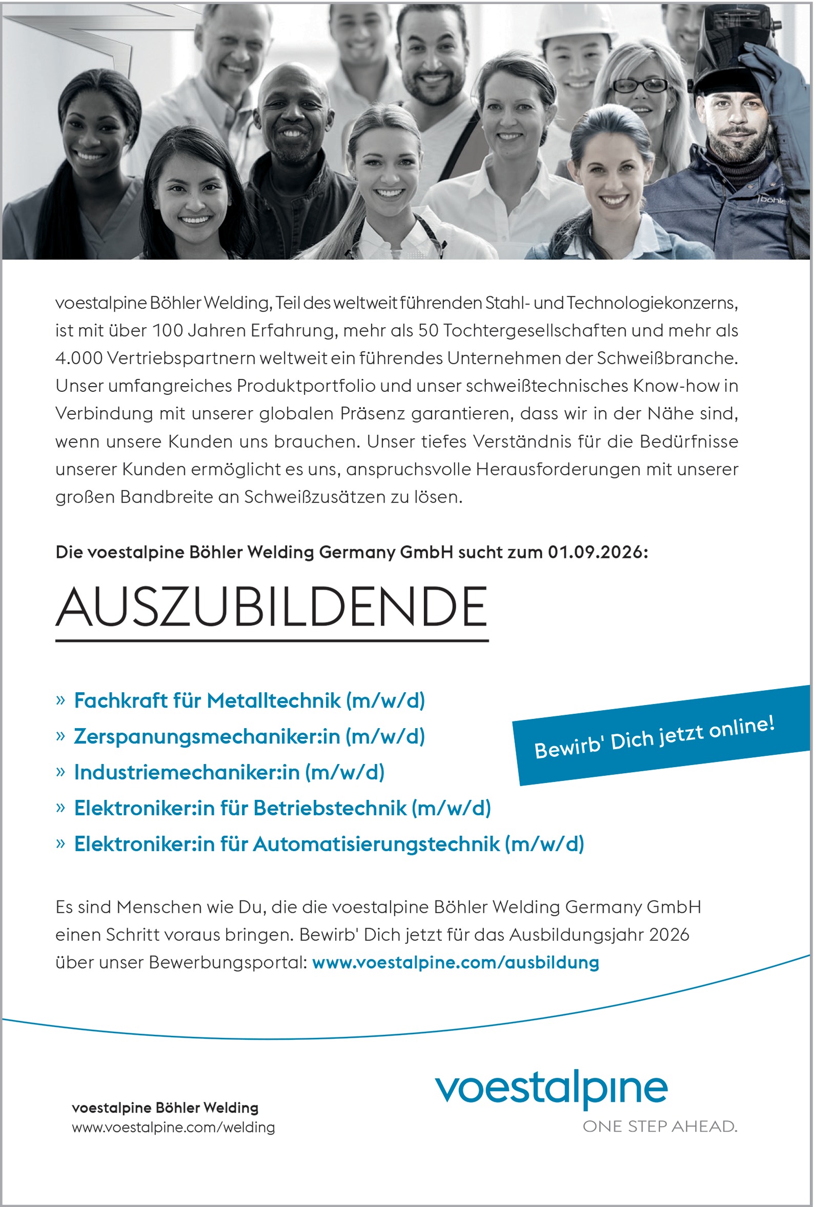 Ausbildung zum Elektroniker für Automatisierungstechnik (m/w/d)