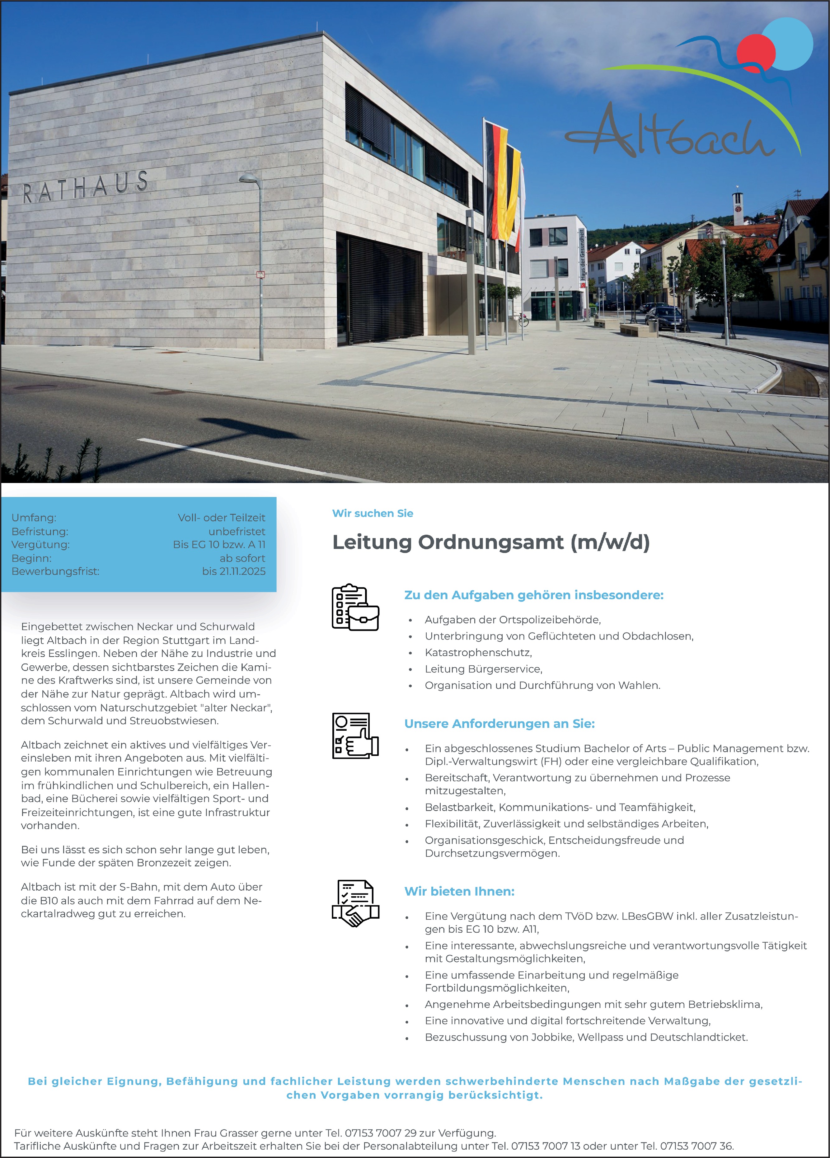 Leitung Ordnungsamt (m/w/d)