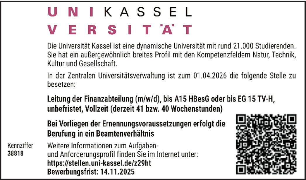 Finanzabteilungsleiter (m/w/d)