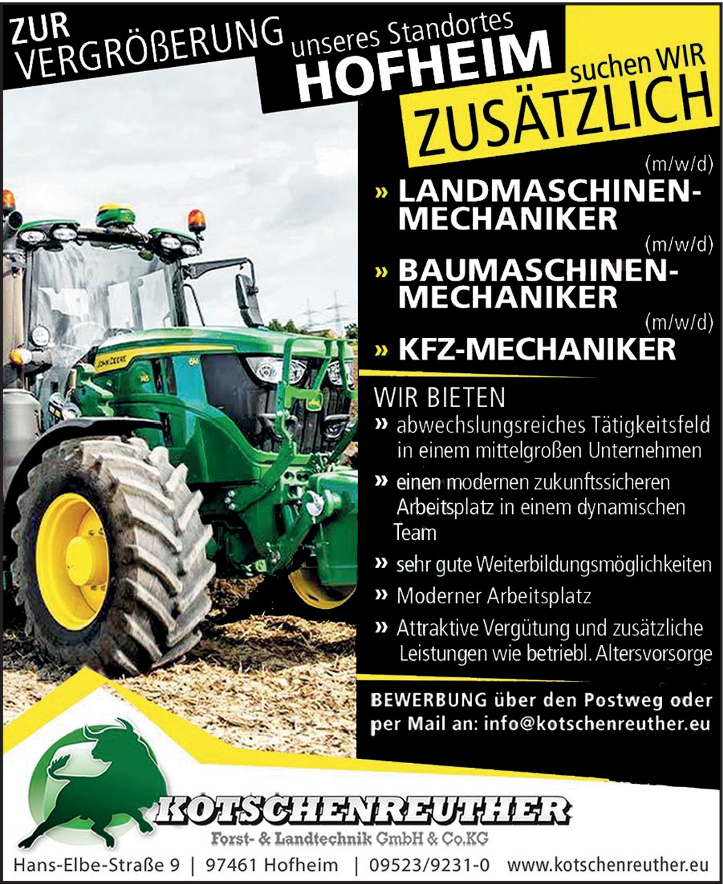Baumaschinenmechaniker/in
