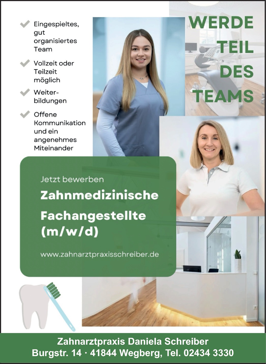 Zahnmedizinischer Fachangestelter m/w/d