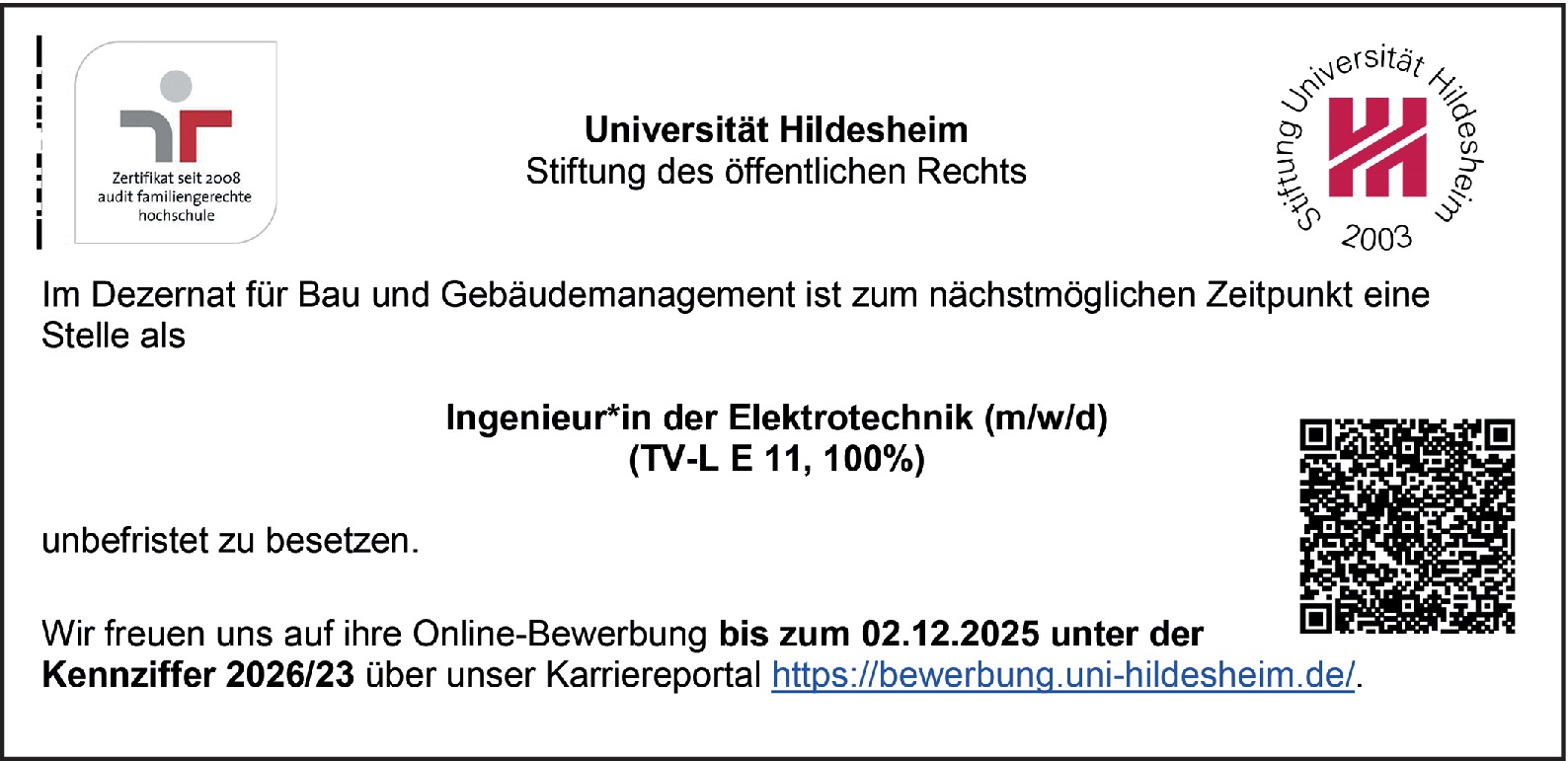 Ingenieur (m/w/d) - Elektrotechnik