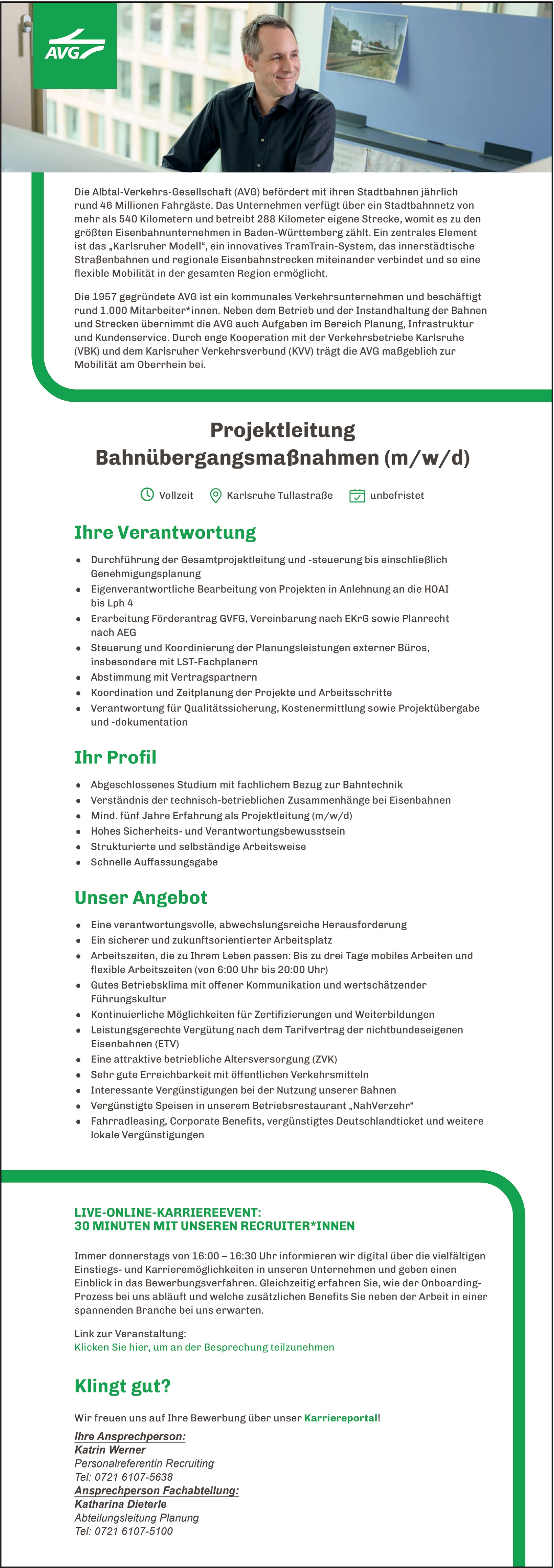 Projektleitung Bahnübergangsmaßnahmen m/w/d