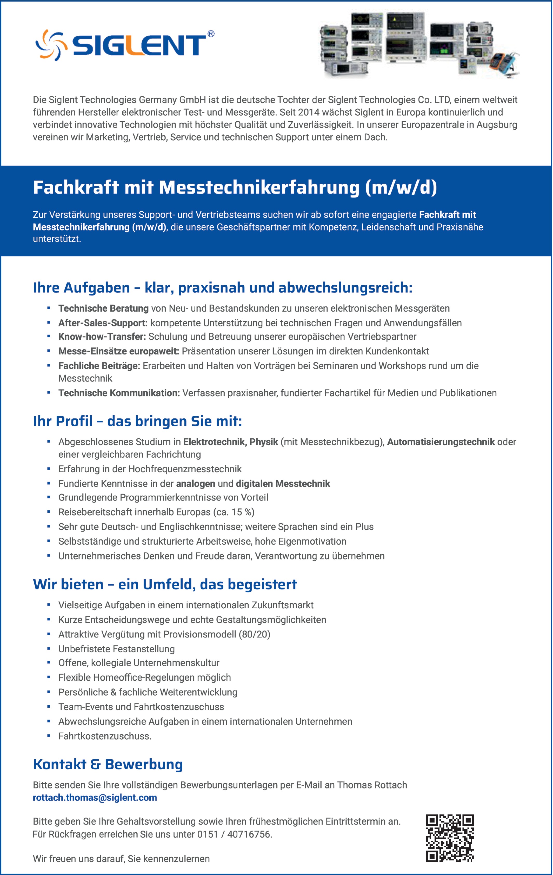 Ingenieur Automatisierungstechnik m/w/d