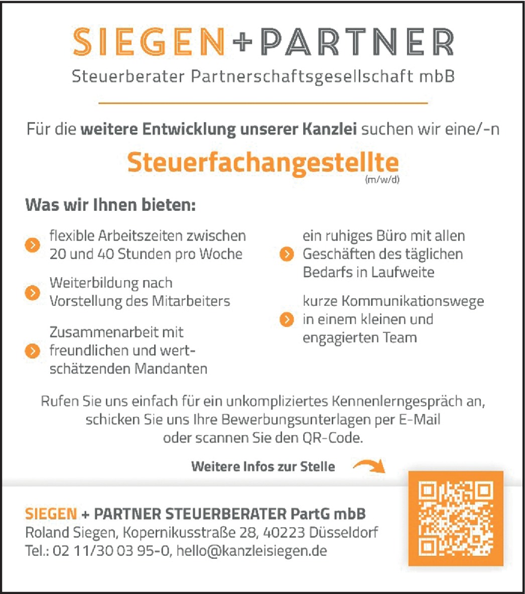Steuerfachangestellte m/w/d