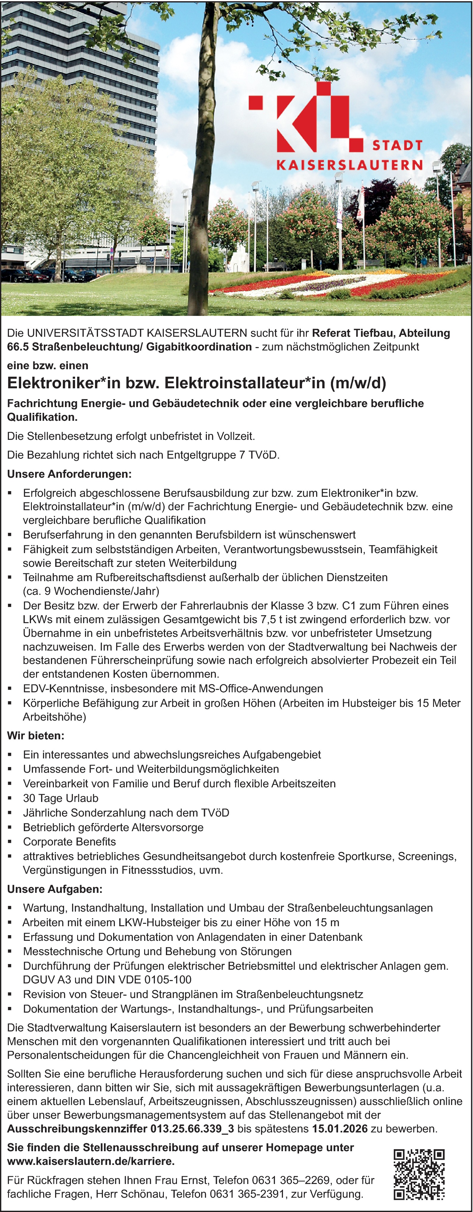 Elektroniker Energie- und Gebäudetechnik (m/w/d)
