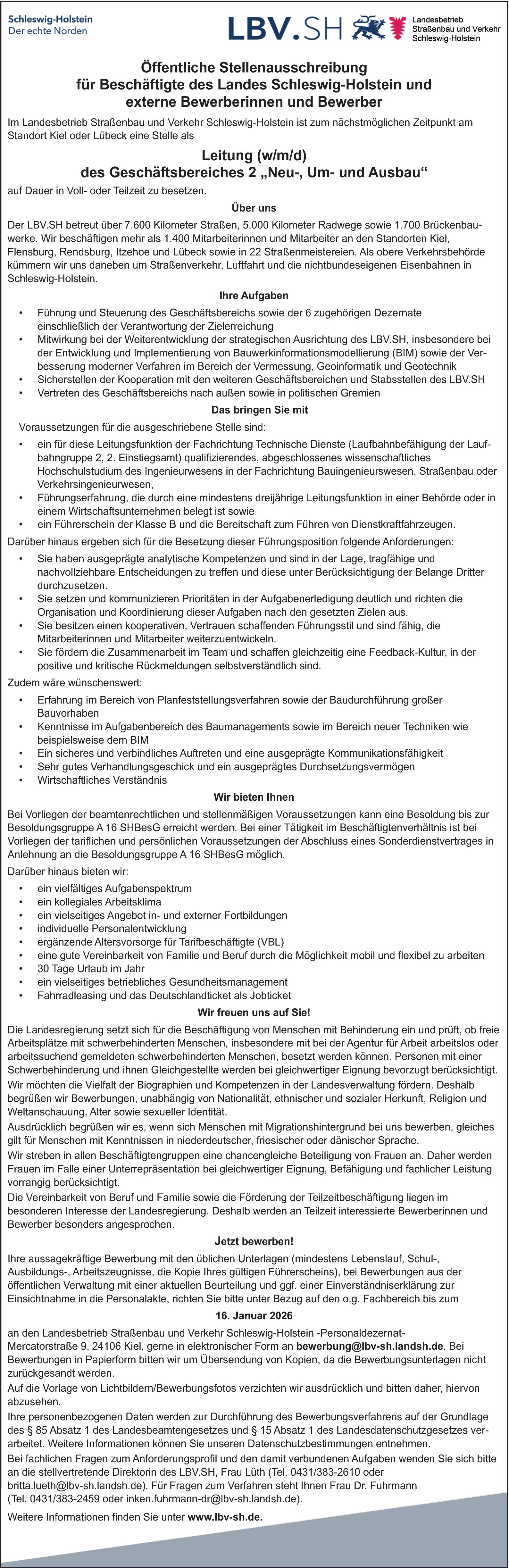 Bauingenieur (m/w/d)