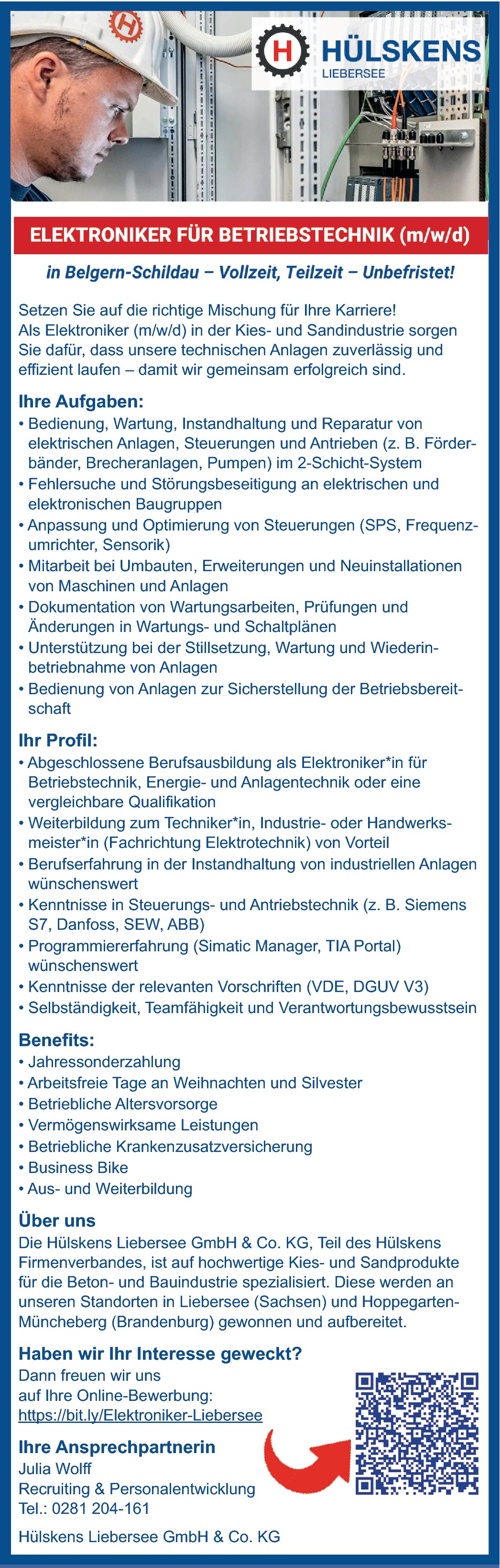 Elektroniker Energie- und Anlagentechnik m/w/d