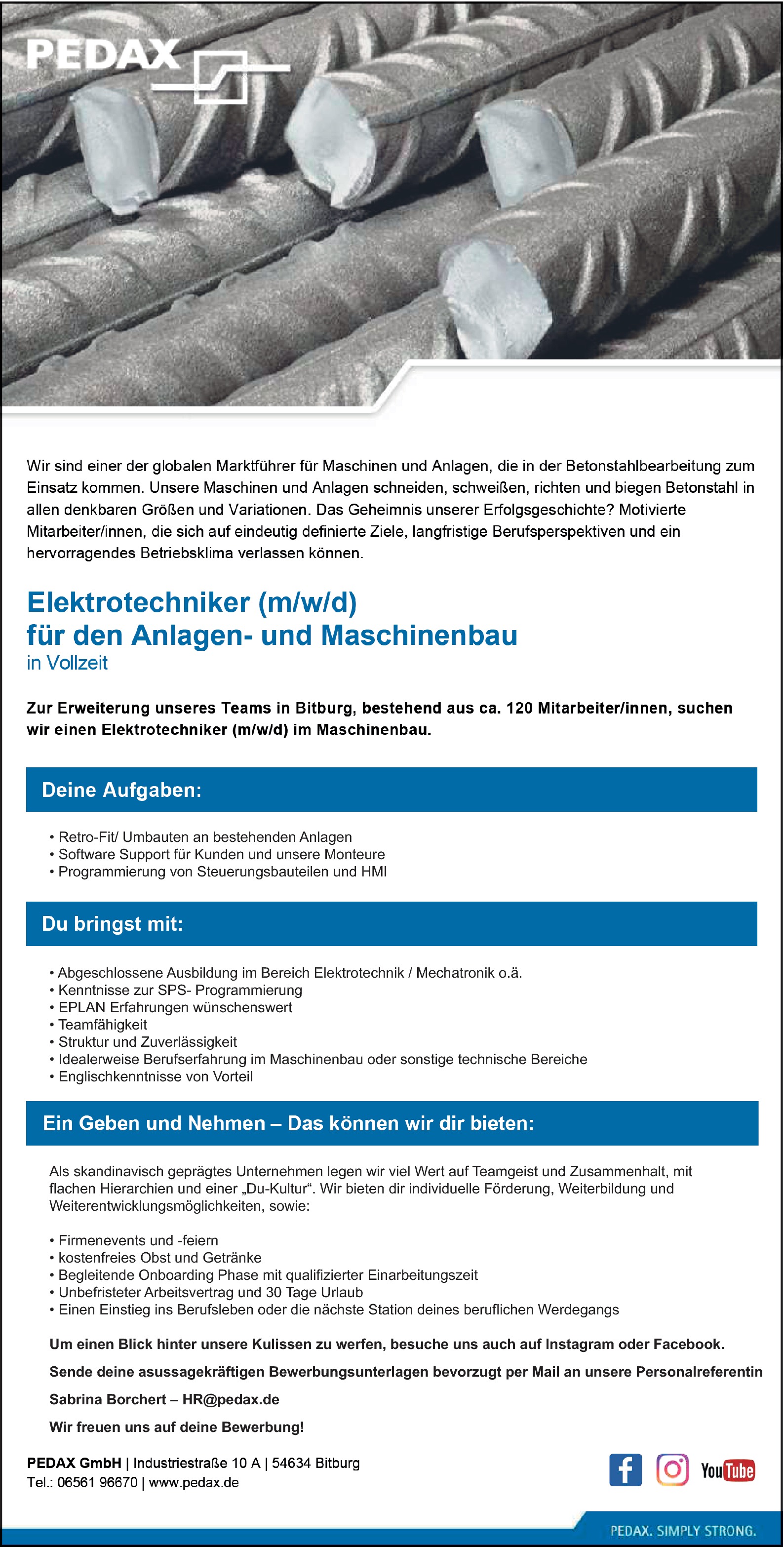 Elektrotechniker m/w/d