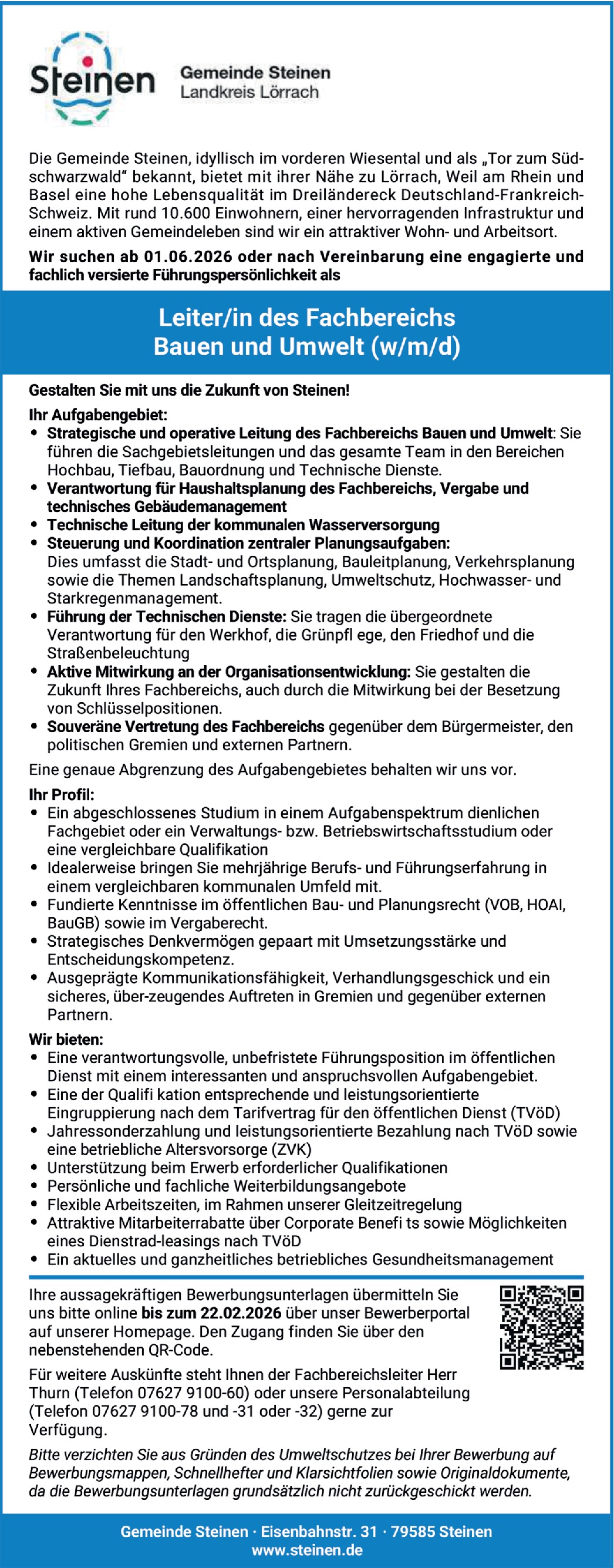 Verwaltungsfachwirt (m/w/d) öffentliche Verwaltung